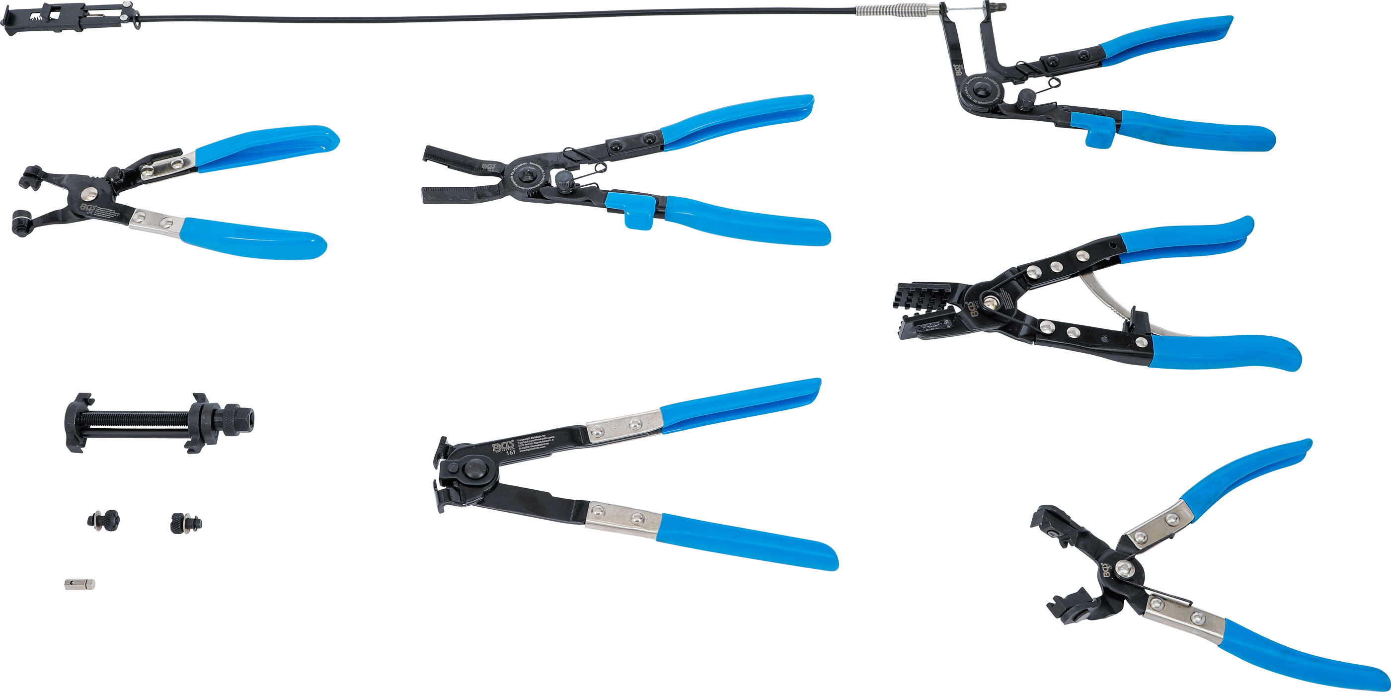 BGS Werkstattwageneinlage 3/3: Schlauchklemmenzangen-Satz