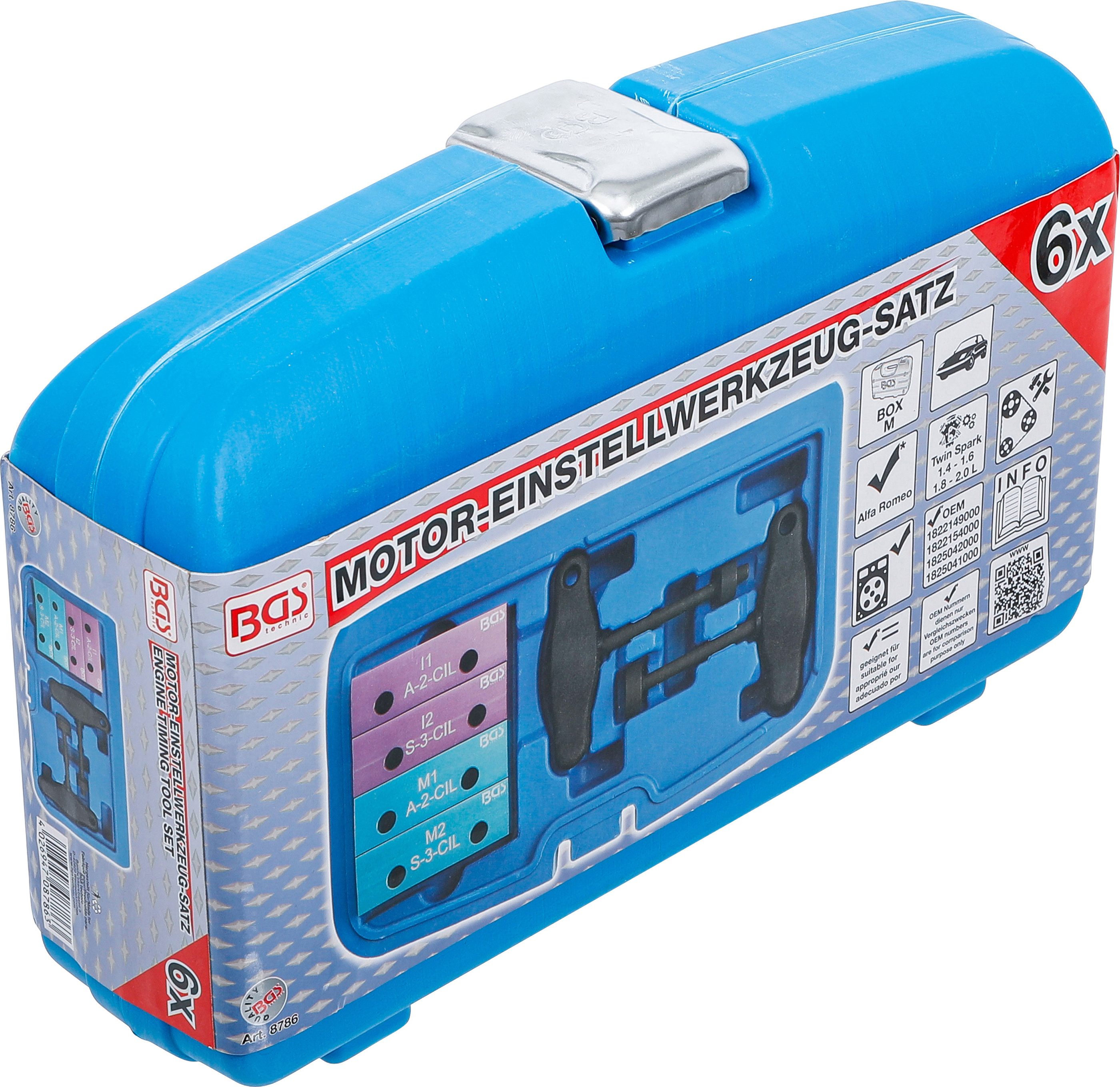 BGS Motor-Einstellwerkzeug-Satz | für Alfa Romeo 1.4, 1.6, 1.8, 2.0 Twin-Spark