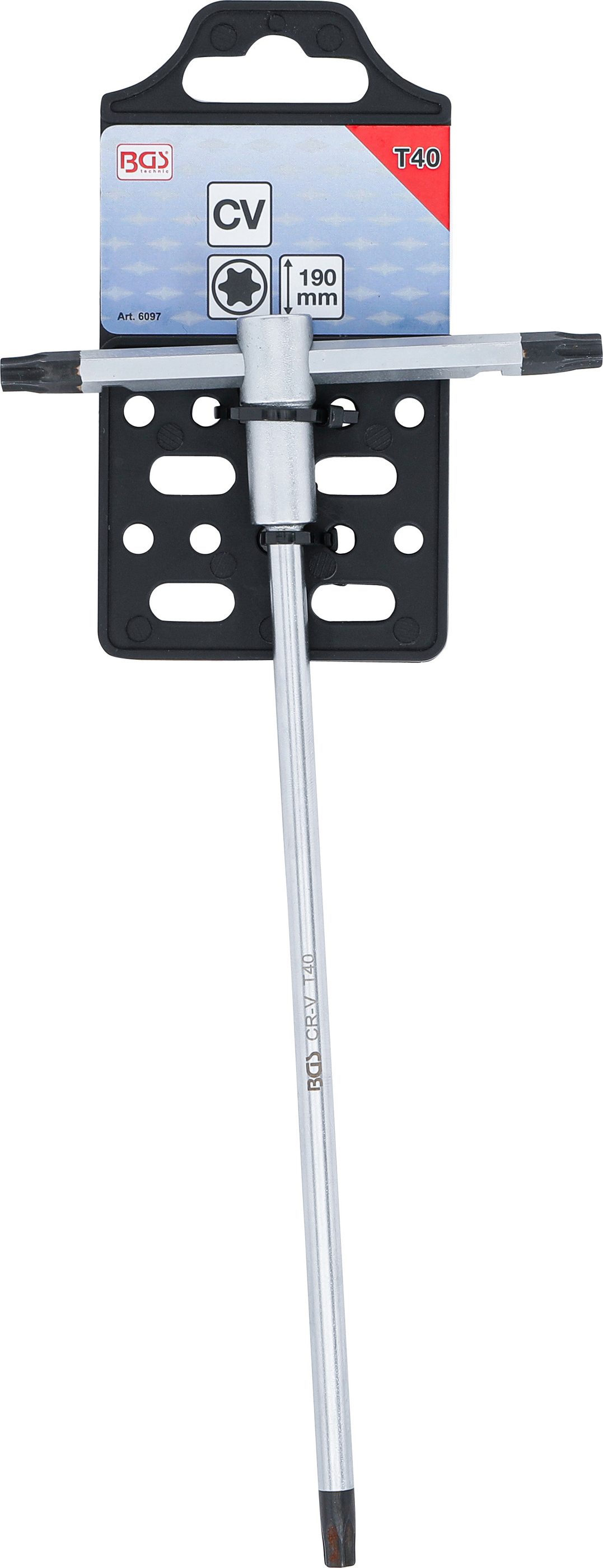 BGS Schraubendreher mit T-Gleitgriff | T-Profil (für Torx) | T40