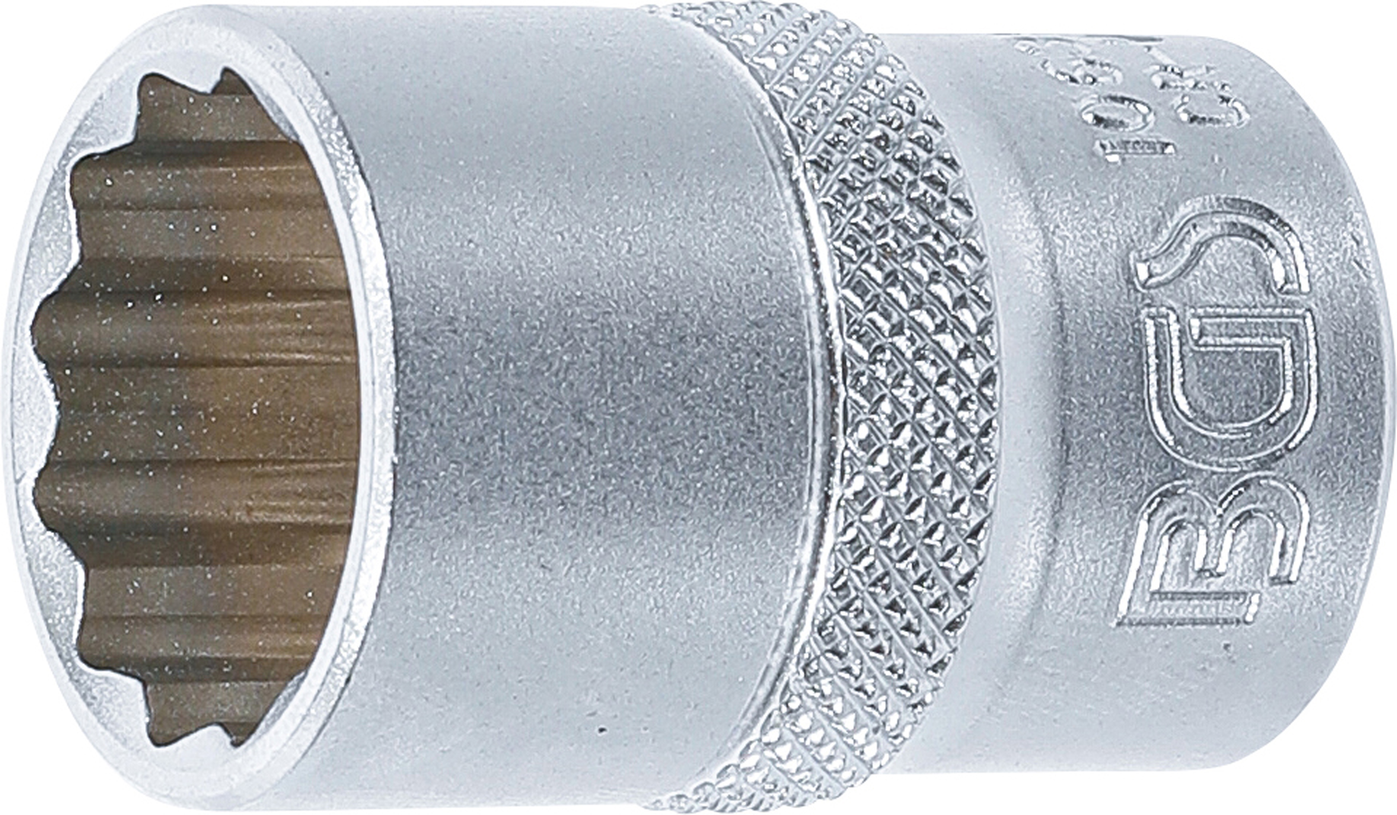 BGS Steckschlüssel-Einsatz Zwölfkant | Antrieb Innenvierkant 12,5 mm (1/2") | SW 19 mm