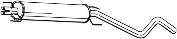 Mittelschalldämpfer