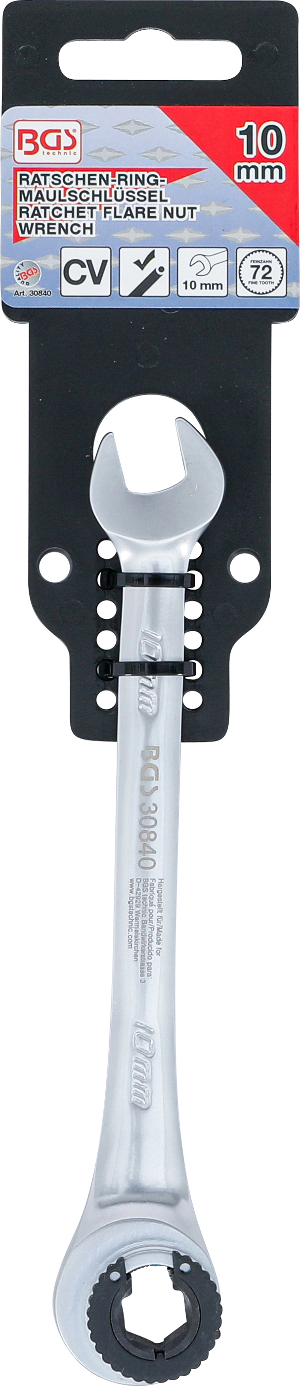 BGS Ratschenring-Maulschlüssel | offen | SW 10 mm