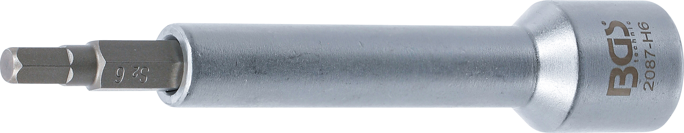 BGS Bit-Einsatz | Antrieb Innenvierkant 12,5 mm (1/2") | Innensechskant 6 mm