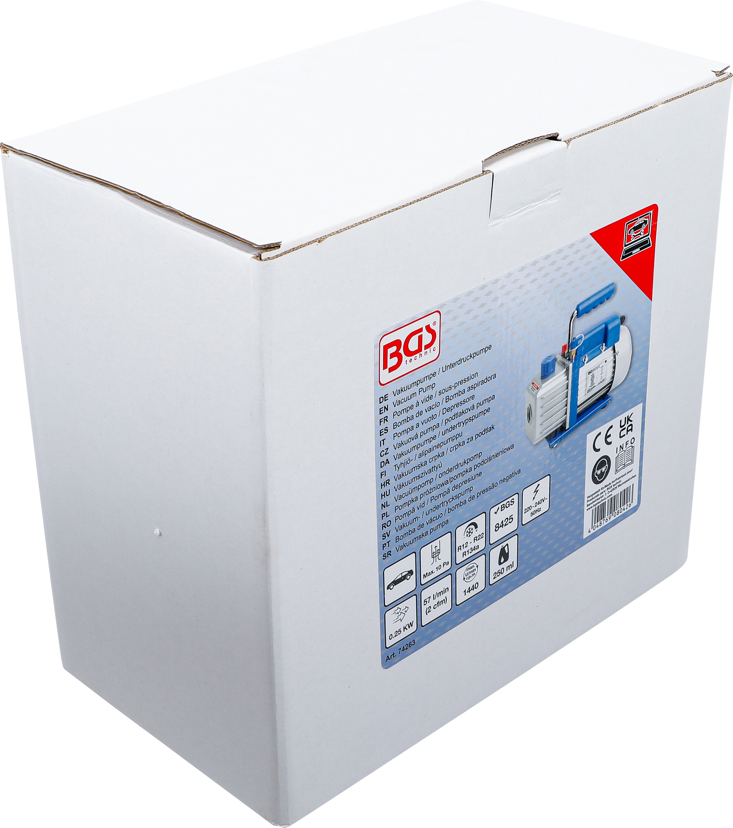 BGS Vakuumpumpe / Unterdruckpumpe | 1-stufig