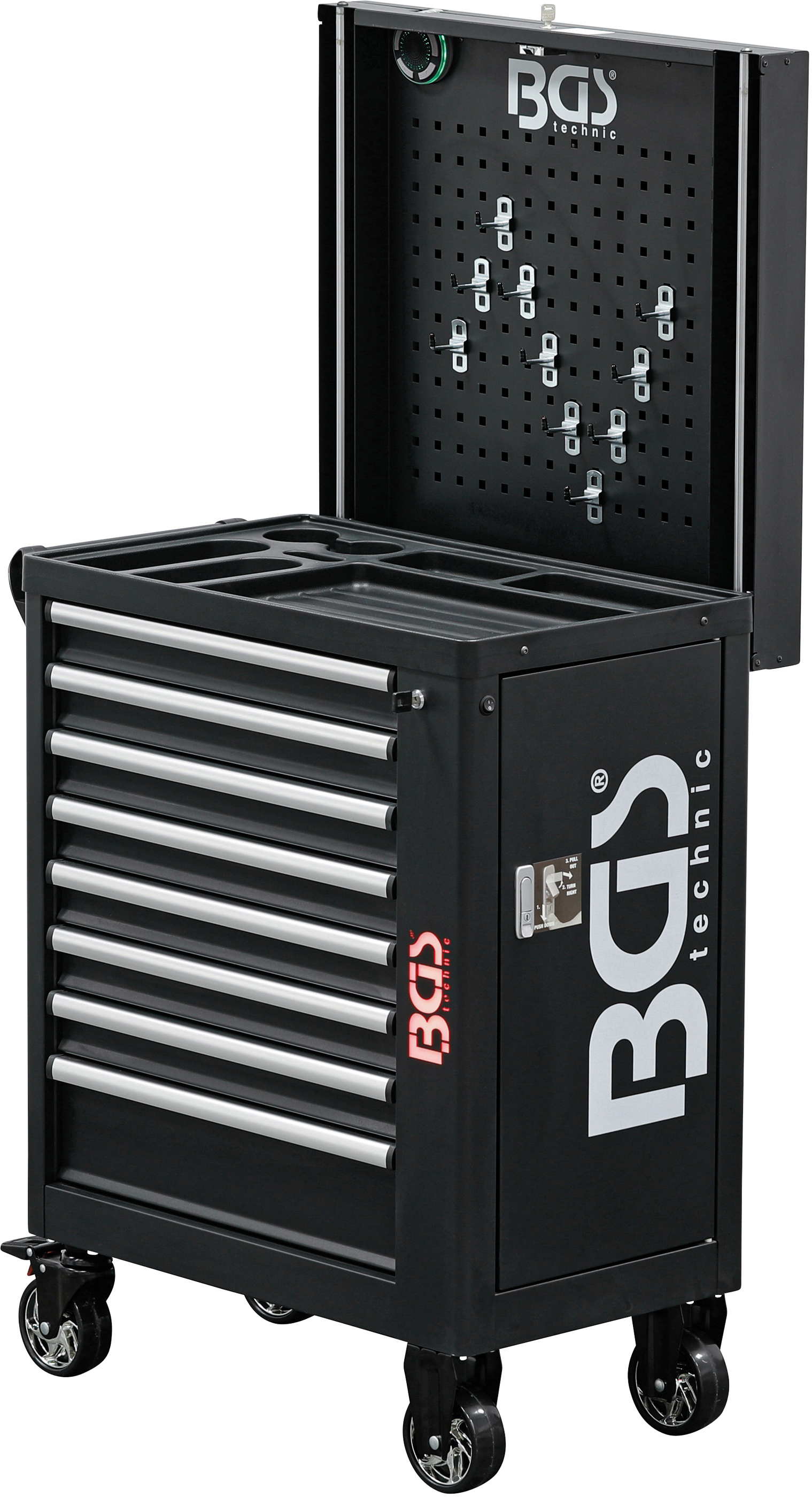 BGS Werkstattwagen | 8 Schubladen | leer