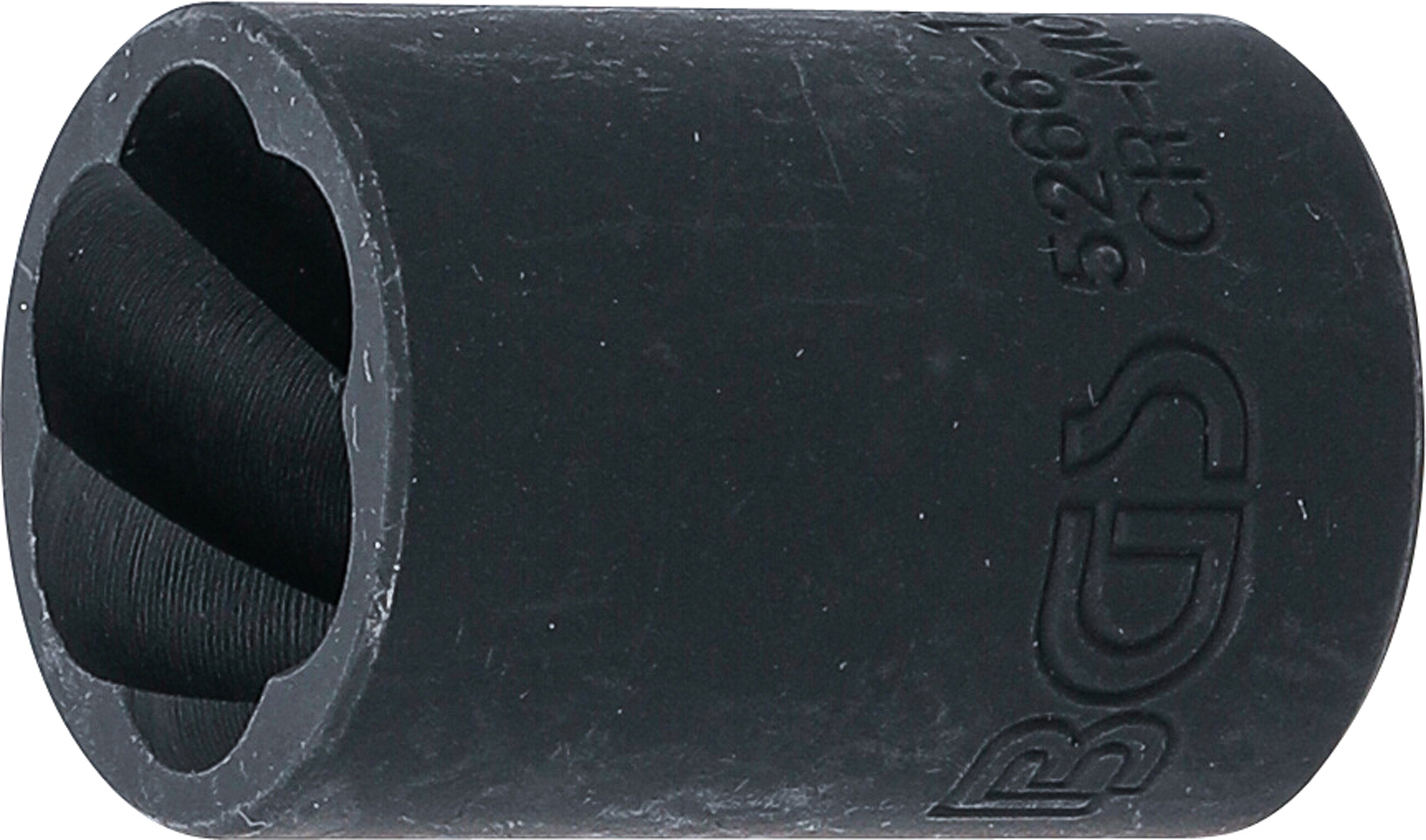 BGS Spiral-Profil-Steckschlüssel-Einsatz / Schraubenausdreher | Antrieb Innenvierkant 12,5 mm (1/2") | SW 17 mm