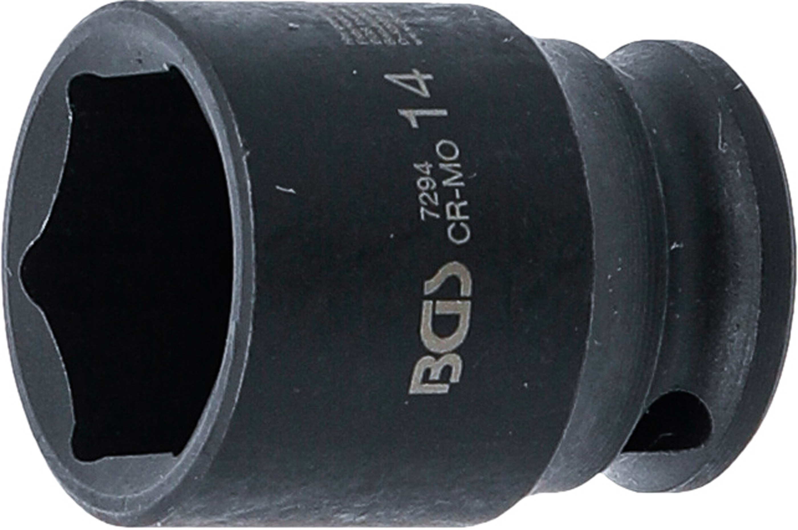 BGS Kraft-Steckschlüssel-Einsatz Sechskant | Antrieb Innenvierkant 6,3 mm (1/4") | SW 14 mm