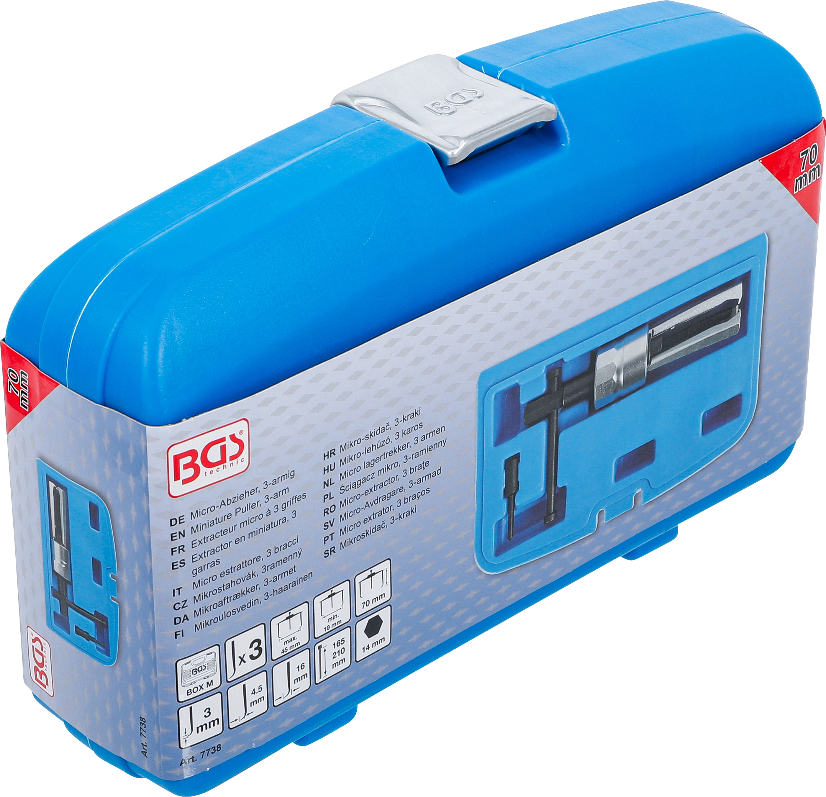 BGS Micro-Abzieher, 3-armig | 19 - 45 mm