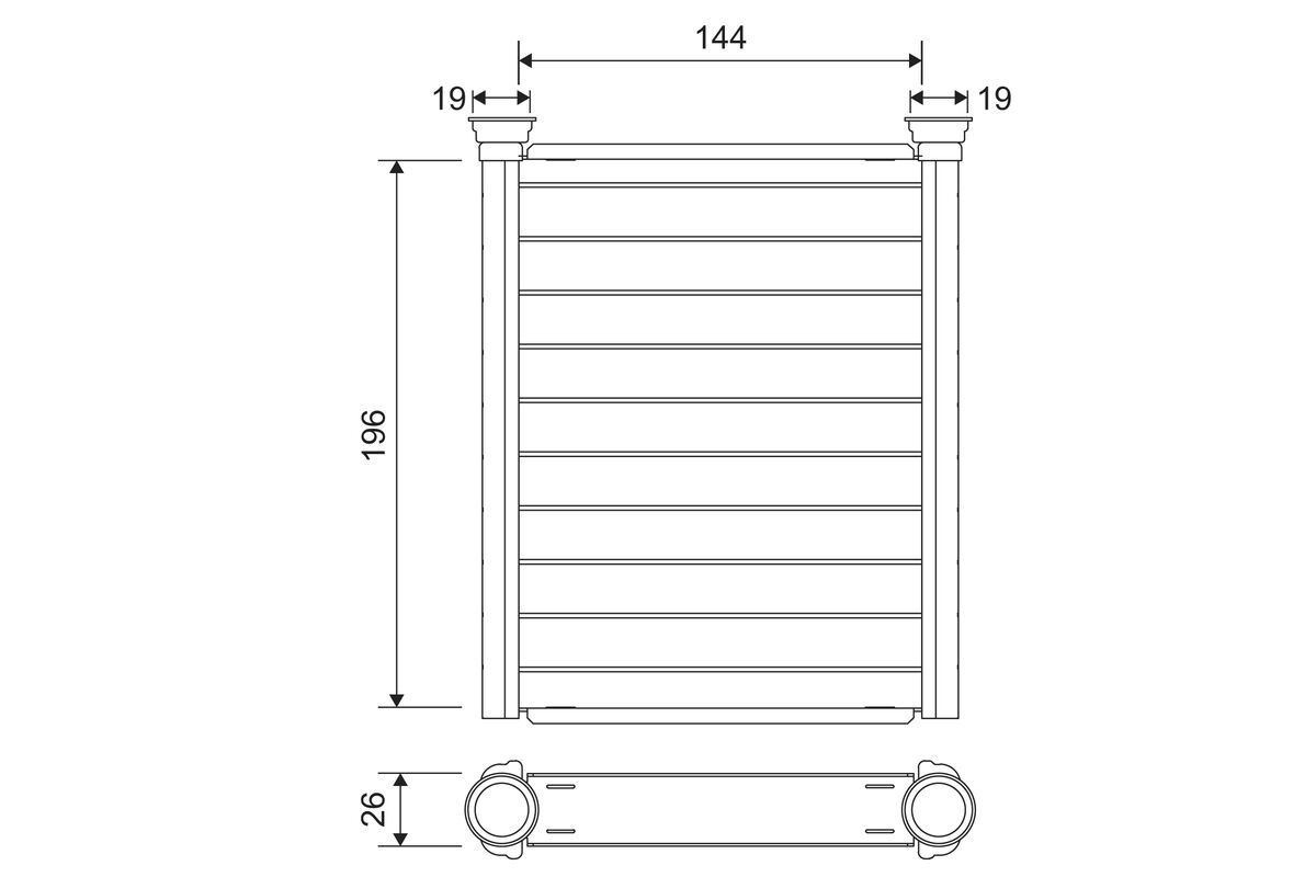 Wärmetauscher, Innenraumheizung