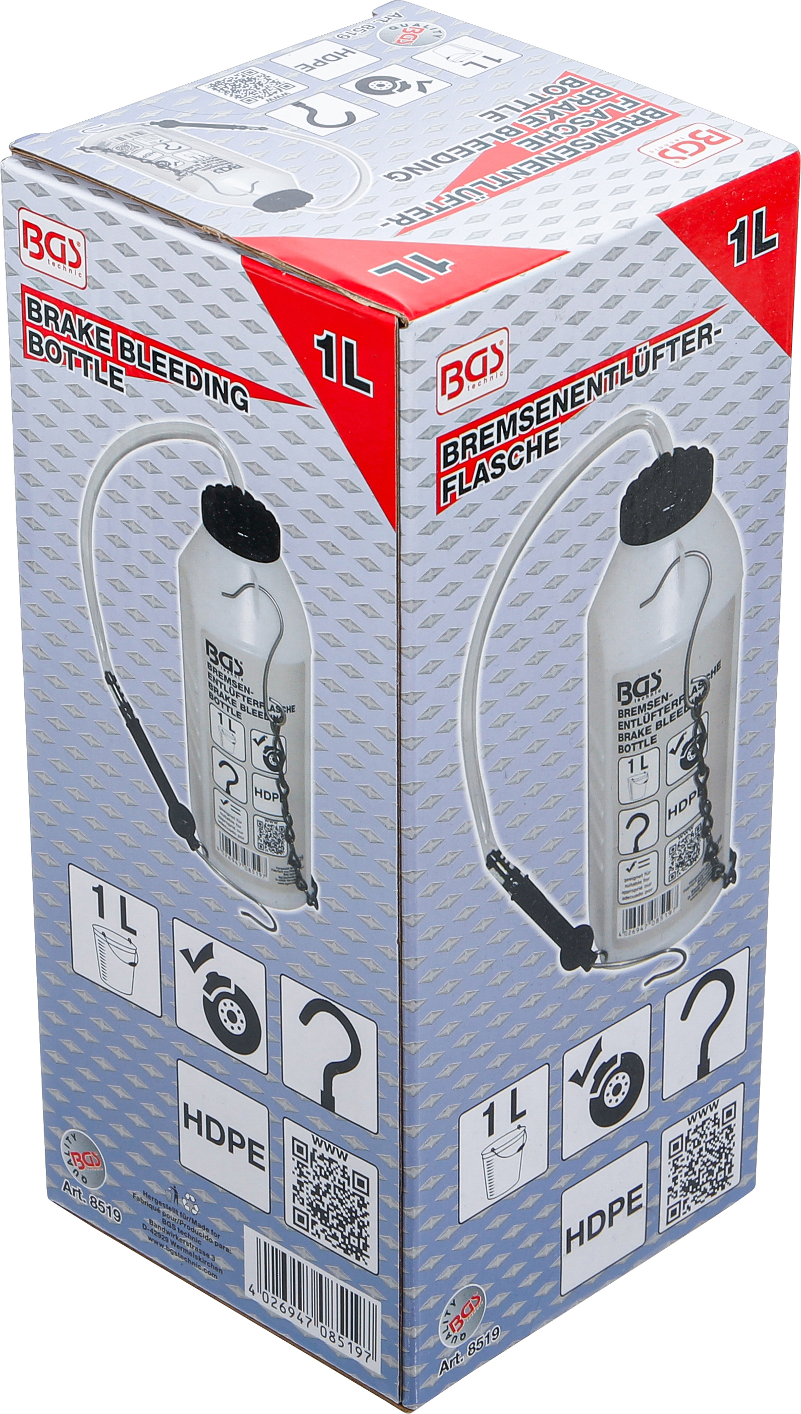 BGS Bremsenentlüfterflasche | 1 l