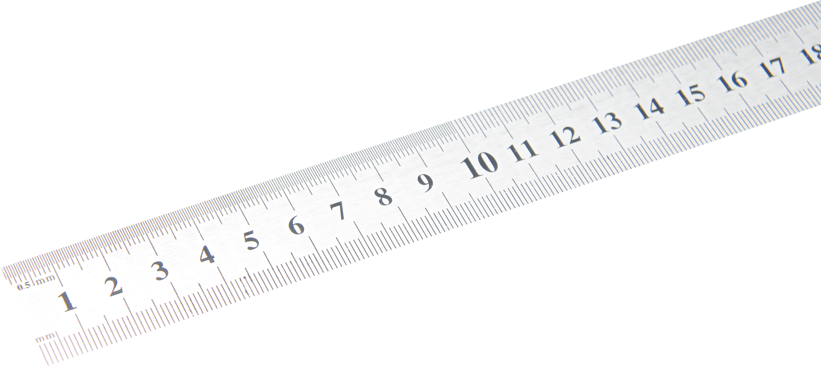 BGS Stahl-Maßstab | biegsam | Edelstahl | rostfrei | 1 m