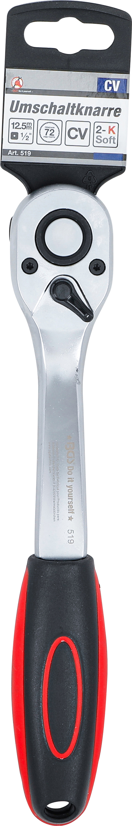 BGS Umschaltknarre | feinverzahnt | 12,5 mm (1/2")