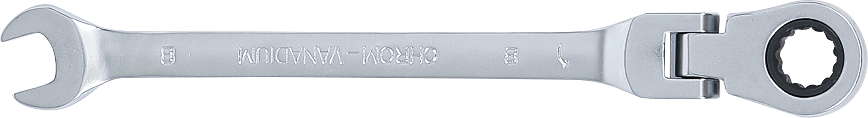 BGS Ratschenring-Maulschlüssel | abwinkelbar | SW 8 mm