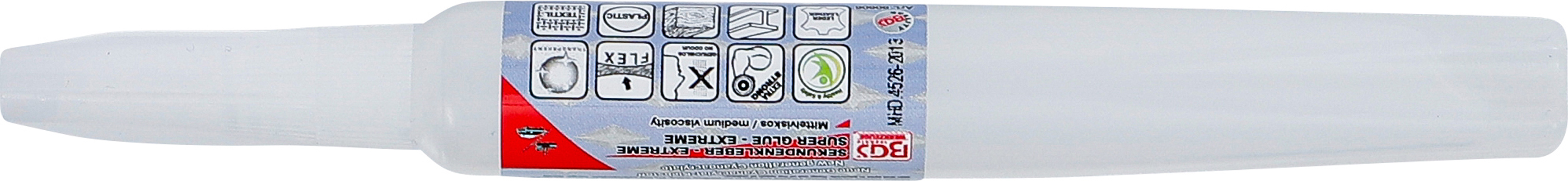 BGS Sekundenkleber | mittelviskos | Dosierstift 12 g