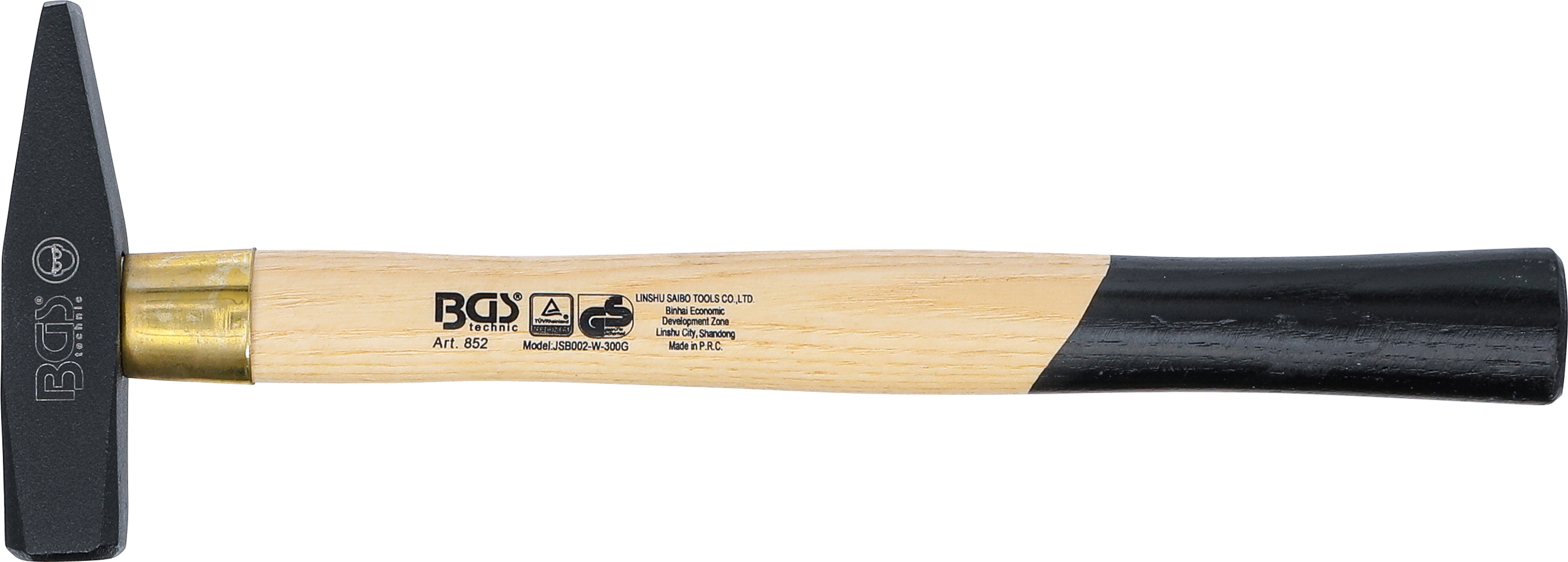 BGS Schlosserhammer | Holz-Stiel | DIN 1041 | 300 g