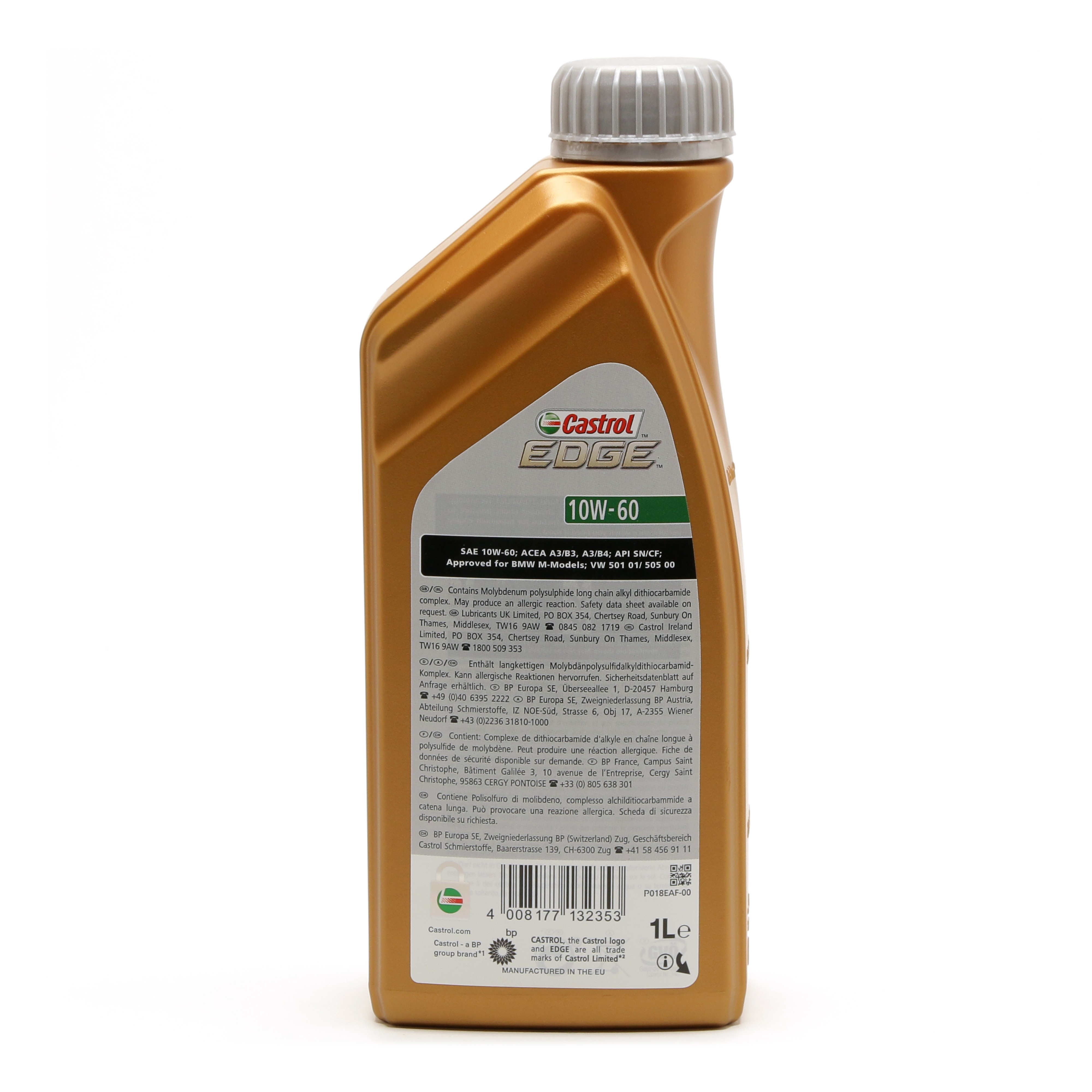 10W-60 Castrol EDGE Supercar 1 Liter