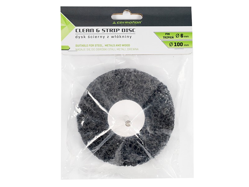 Carmotion Vlies Schleifscheibe zur Rostentfernung FI 100 mm x 15 mm