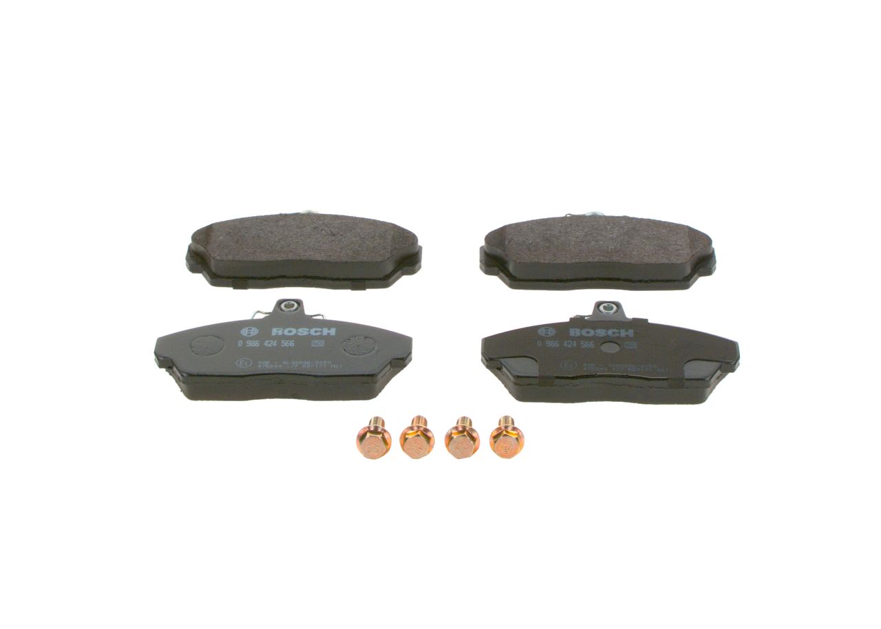 Bremsbelagsatz, Scheibenbremse