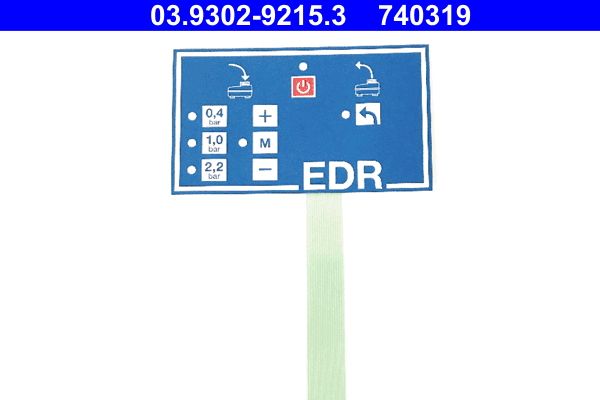 Folientastatur, Füll-/Entlüftungsgerät (Bremshydraulik)