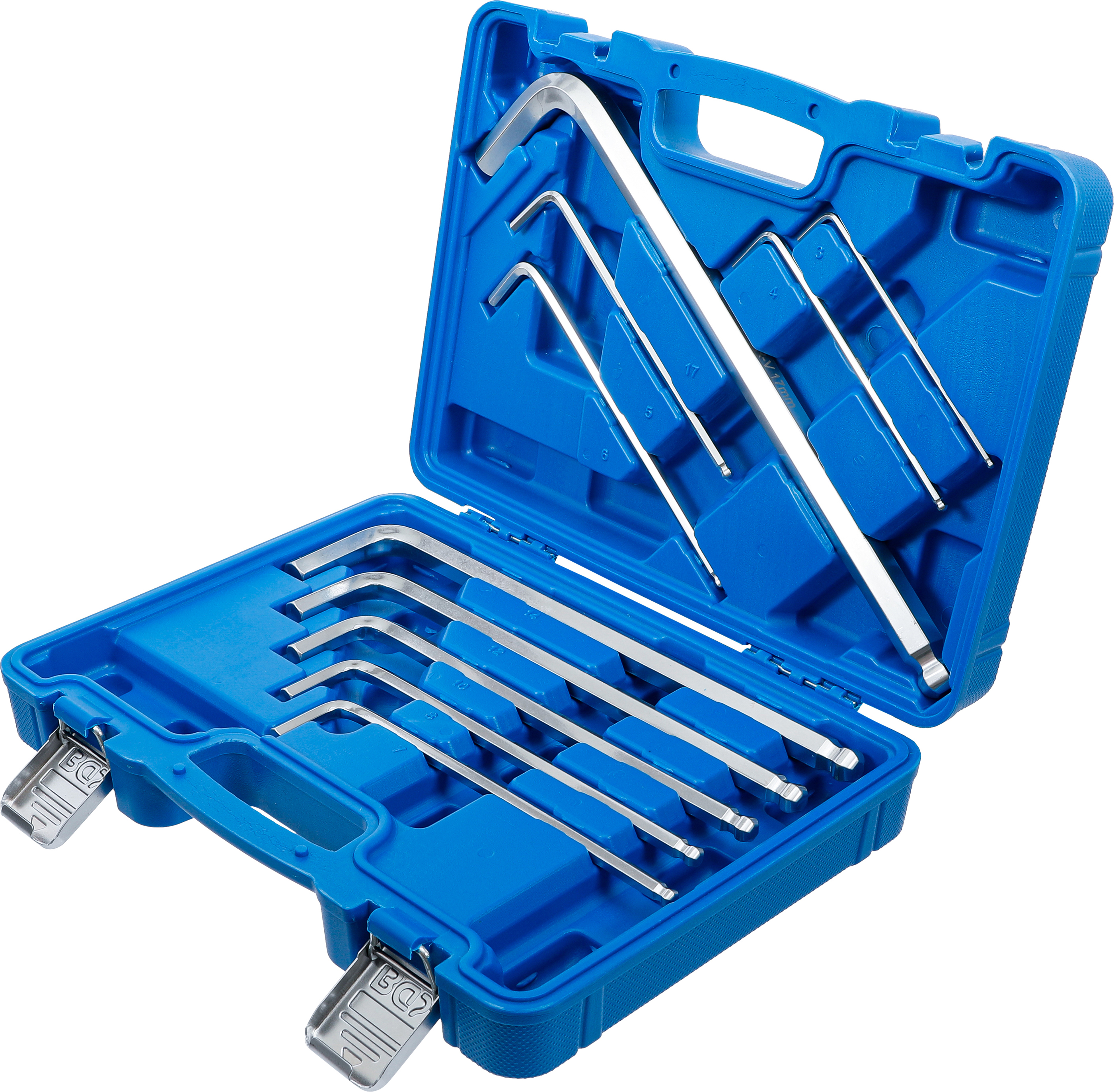 BGS Winkelschlüssel-Satz | "Max" | Innensechskant 3 - 17 mm | 10-tlg.