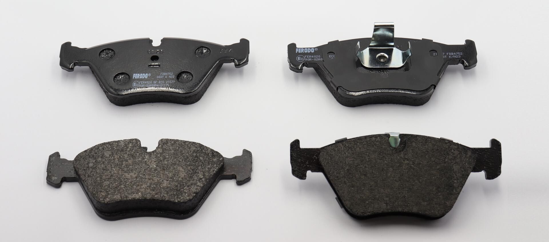 Bremsbelagsatz, Scheibenbremse