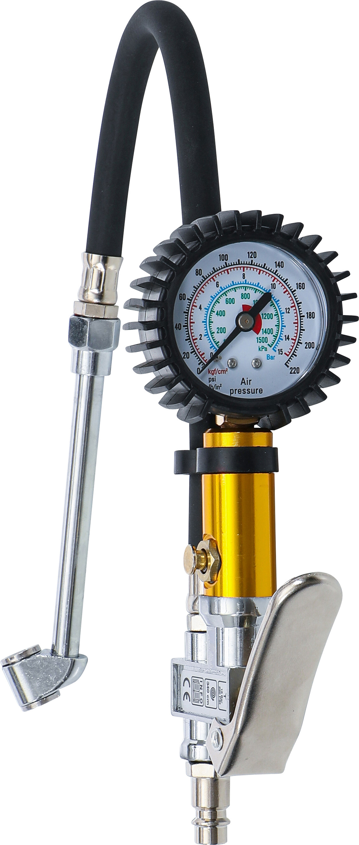 BGS Druckluft-Reifenfüller | 0 - 15 bar