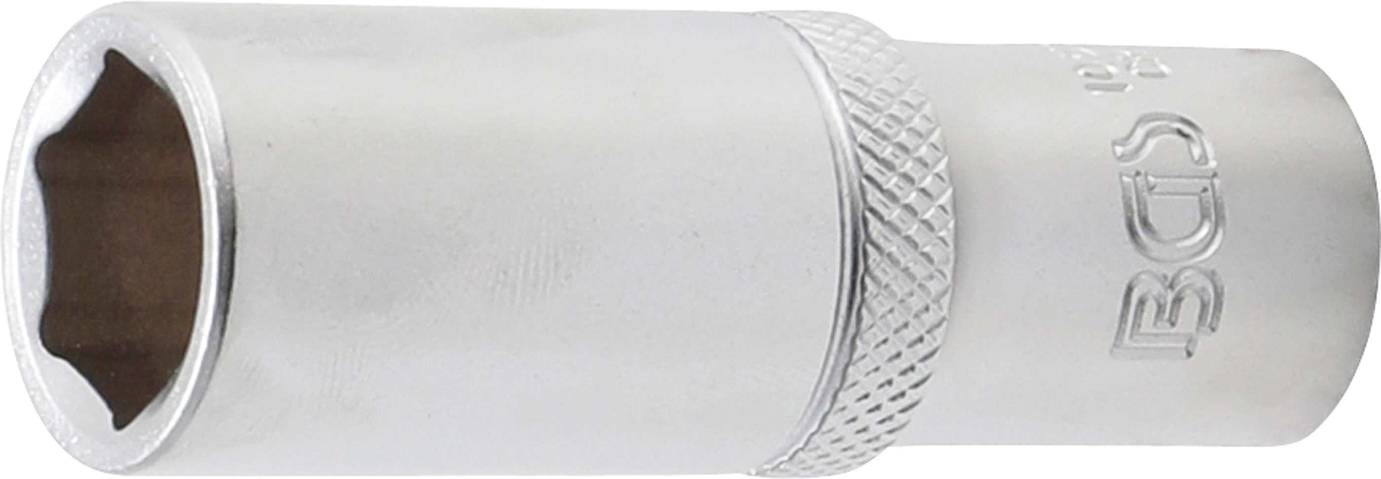 BGS Steckschlüssel-Einsatz Sechskant, tief | Antrieb Innenvierkant 10 mm (3/8") | SW 15 mm