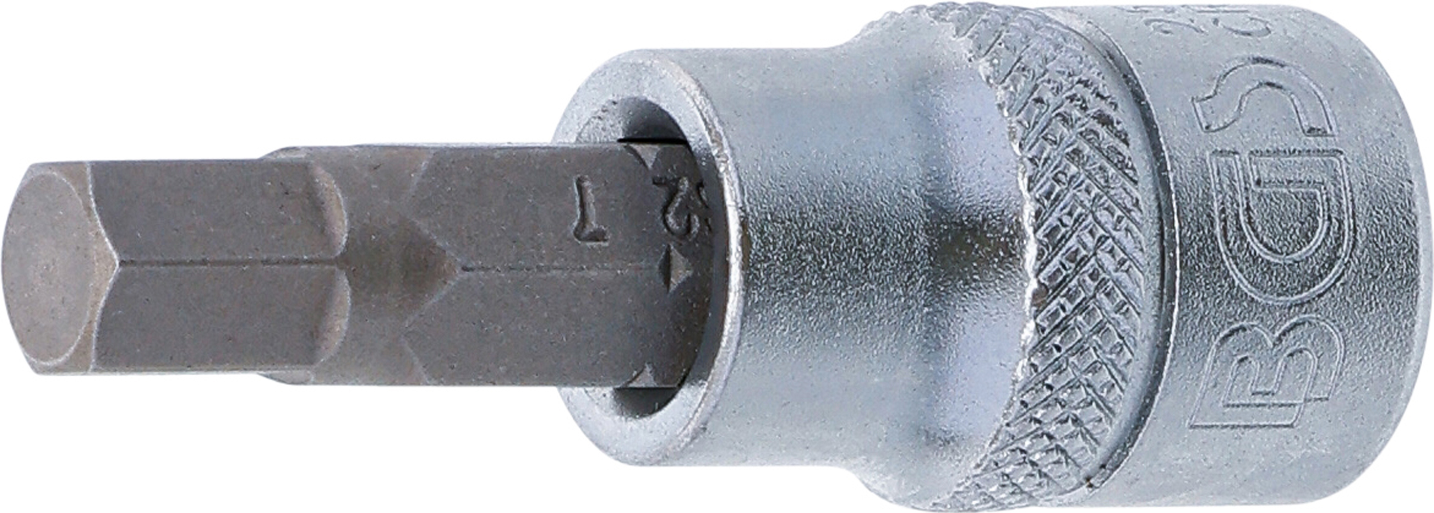 BGS Bit-Einsatz | Antrieb Innenvierkant 10 mm (3/8") | Innensechskant 7 mm