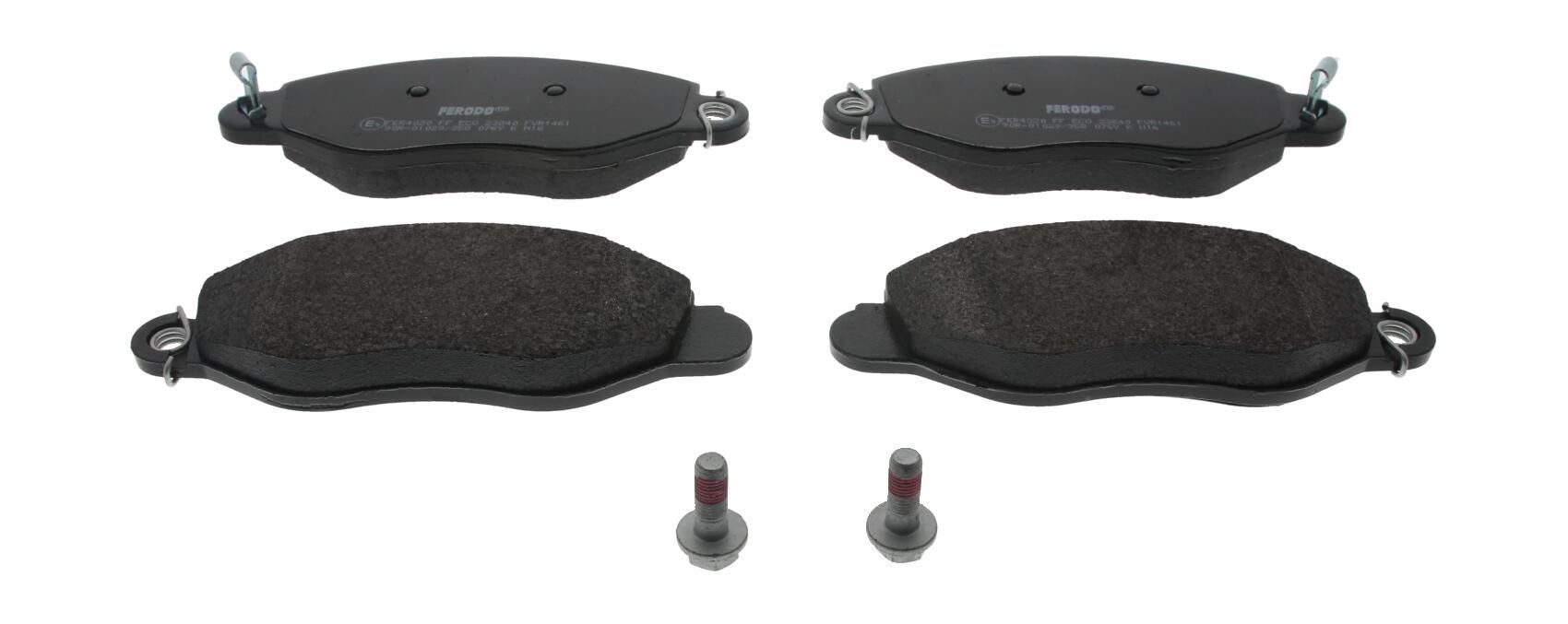 Bremsbelagsatz, Scheibenbremse