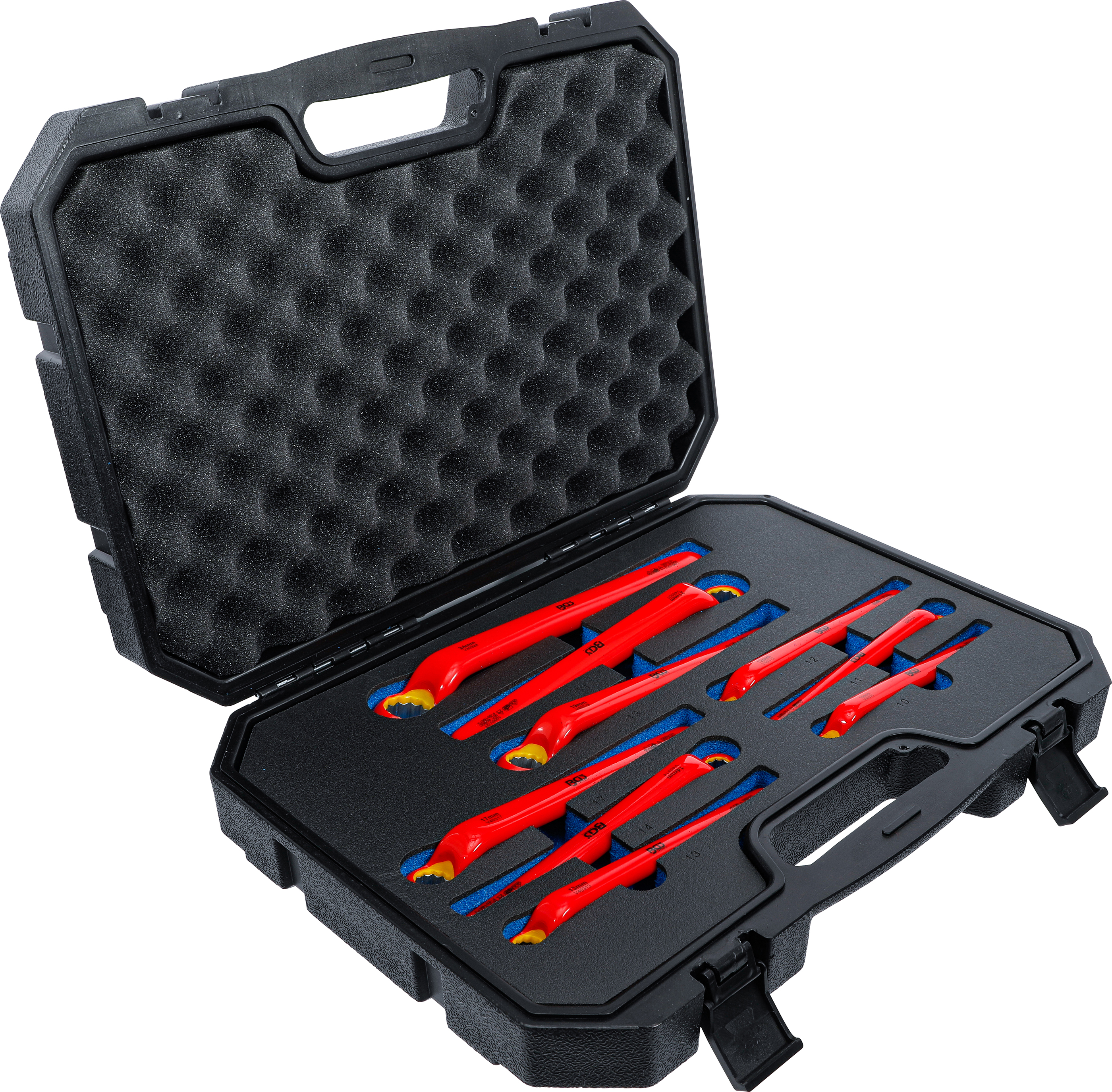 BGS VDE-Ringschlüssel-Satz | tief gekröpft | SW 10 - 24 mm | 9-tlg.