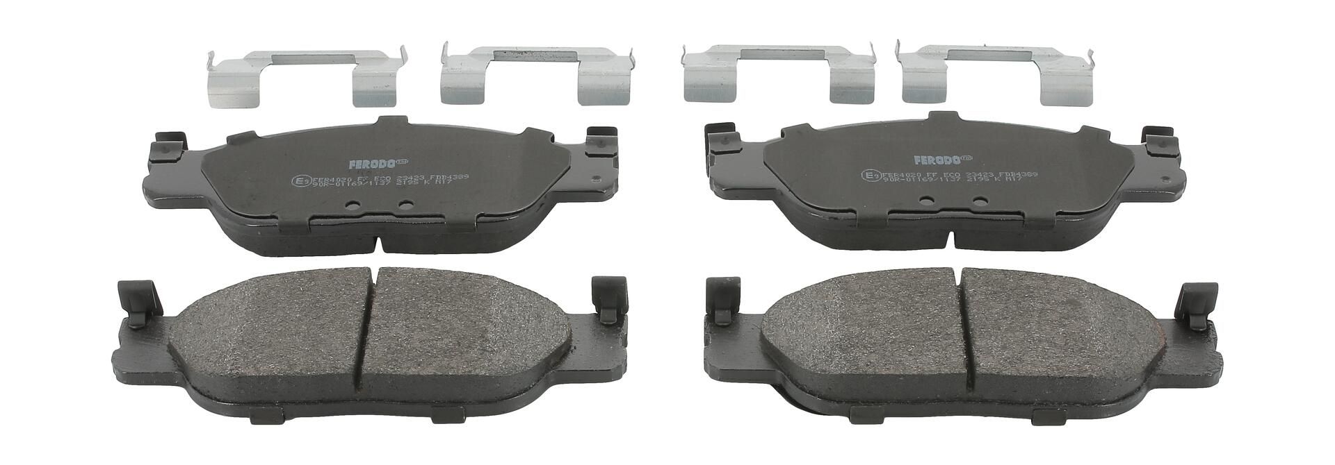 Bremsbelagsatz, Scheibenbremse