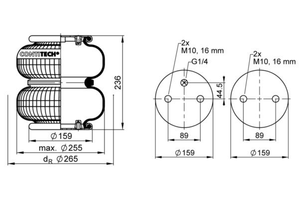 Federbalg, Luftfederung