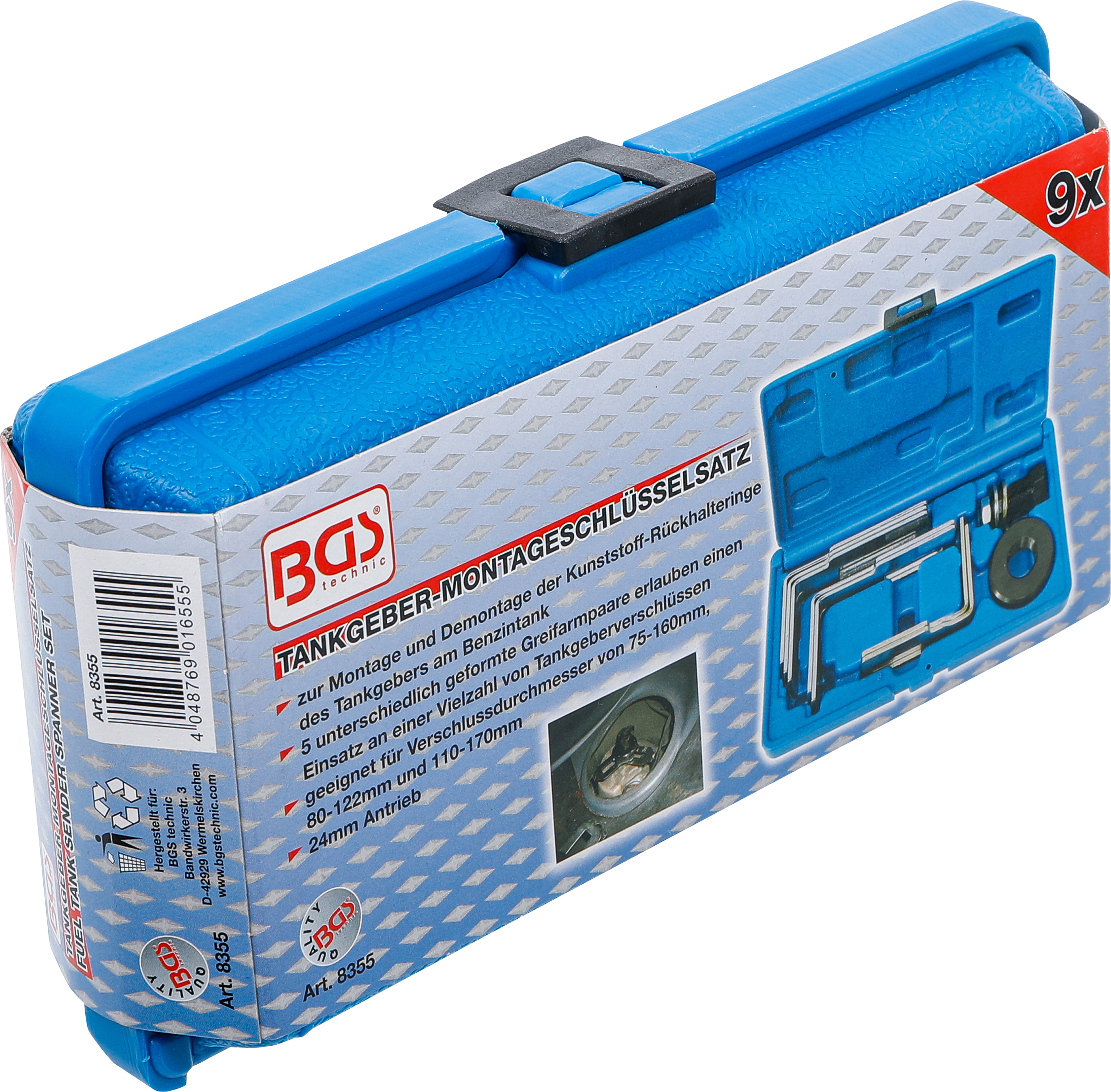 BGS Schlüssel-Satz für Tankgeber