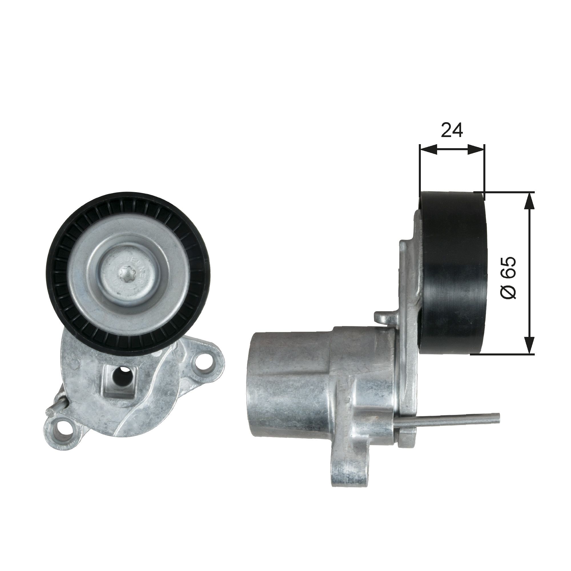 Riemenspanner, Keilrippenriemen