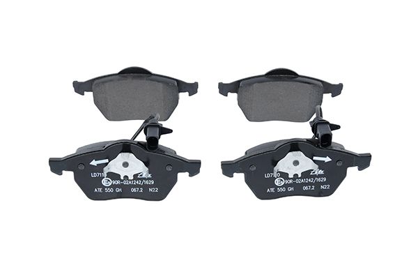 Bremsbelagsatz, Scheibenbremse