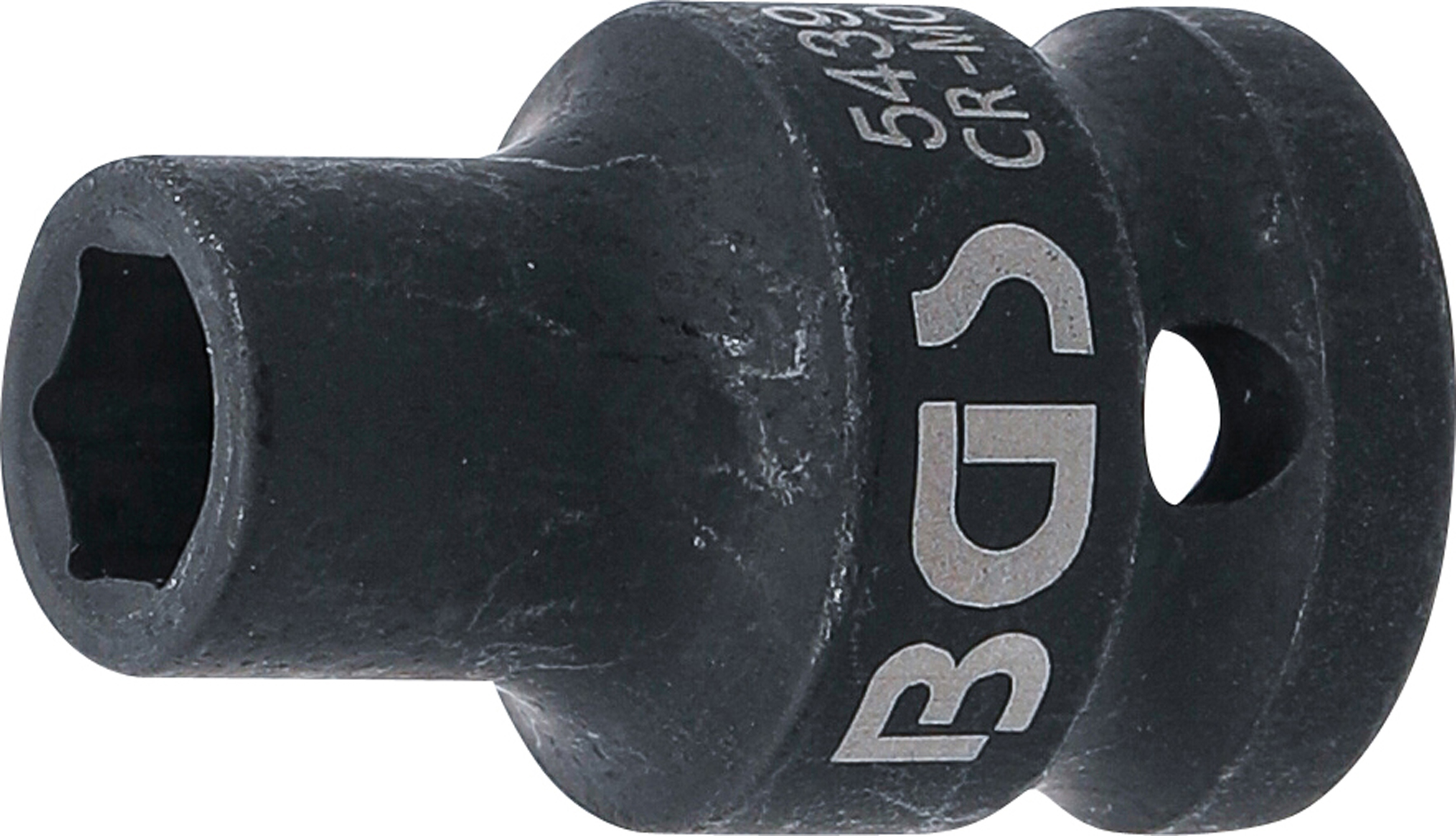 BGS Kraft-Steckschlüssel-Einsatz Sechskant | Antrieb Innenvierkant 12,5 (1/2") | SW 9 mm