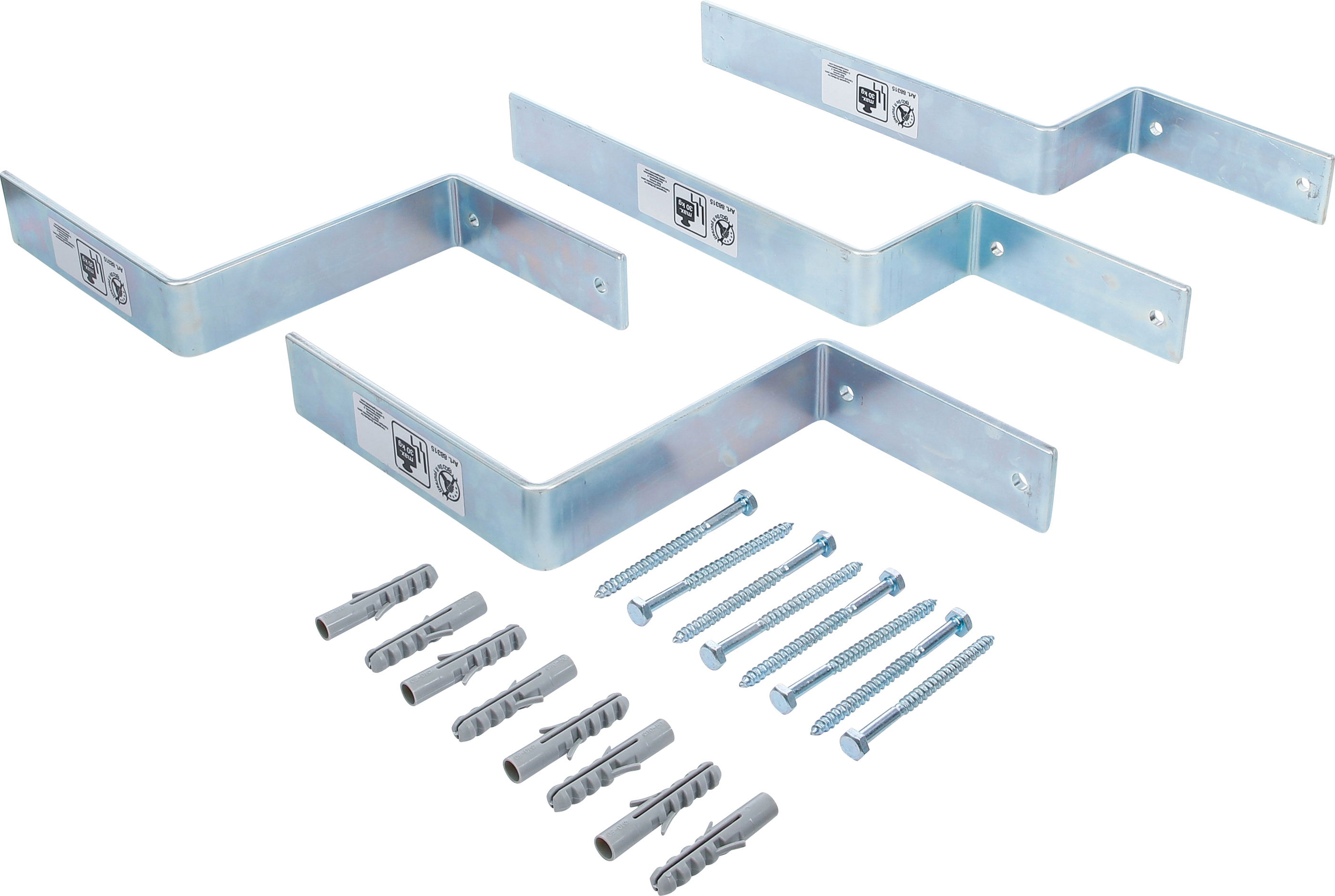 BGS Wandhaken-Satz | für Festzeltgarnituren | 4-tlg.