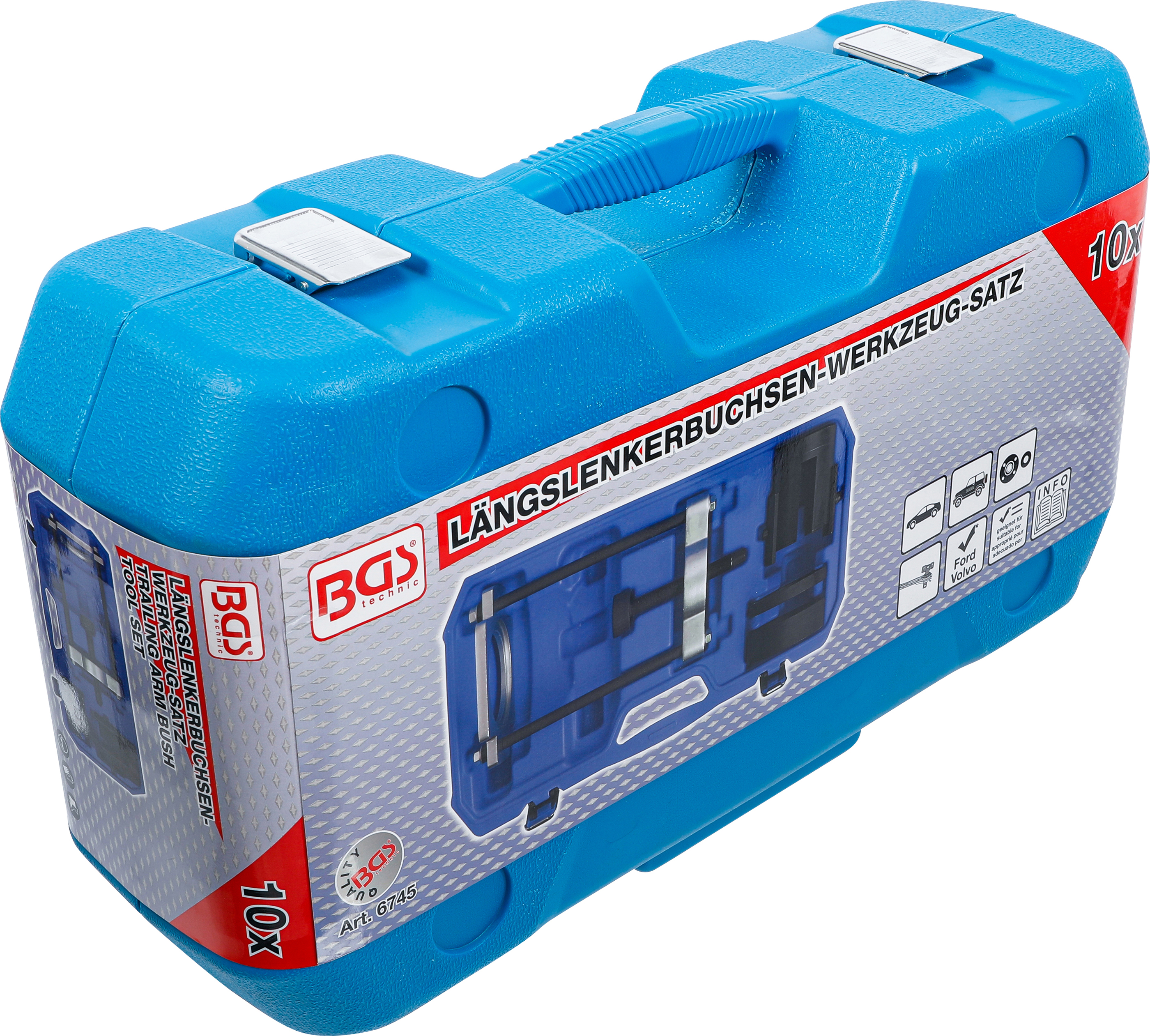 BGS Längslenkerbuchsen-Werkzeug-Satz | Hinterachse links | für Ford & Volvo