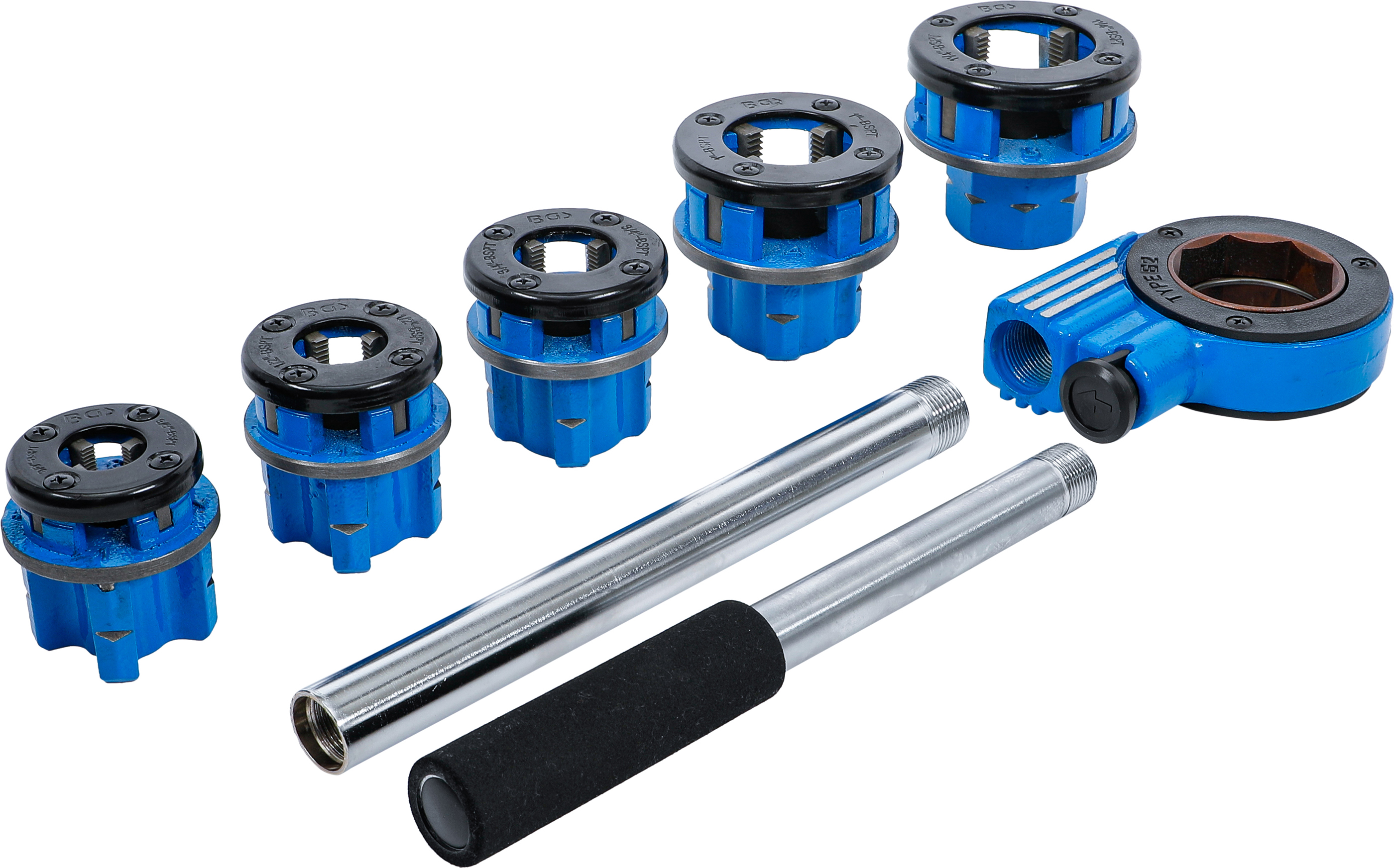 BGS Schneidkluppen-Satz | 3/8" - 1.1/4" | 7-tlg.