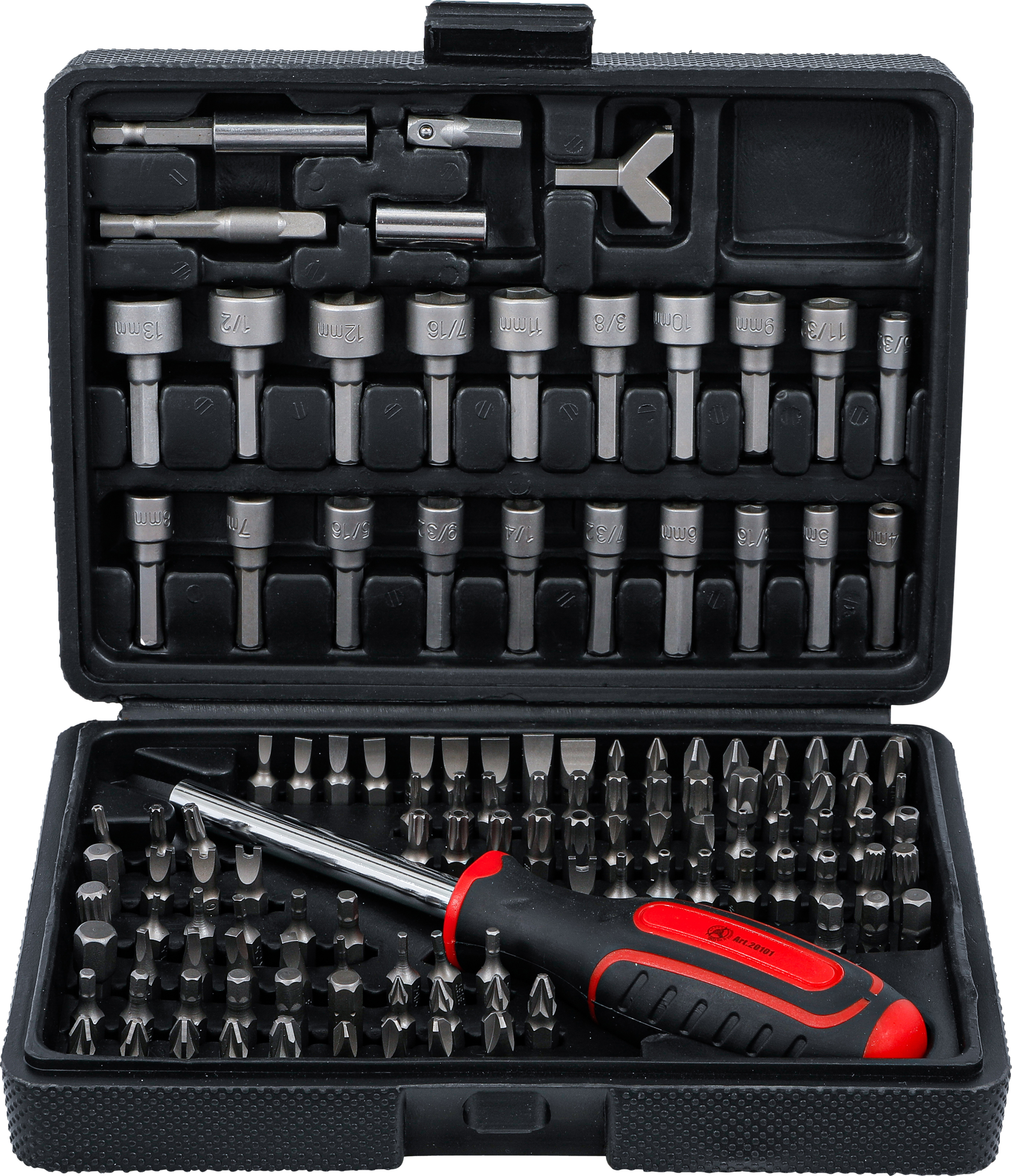 BGS Universal-Bit-Satz | Antrieb Außensechskant 6,3 mm (1/4") | 122-tlg.