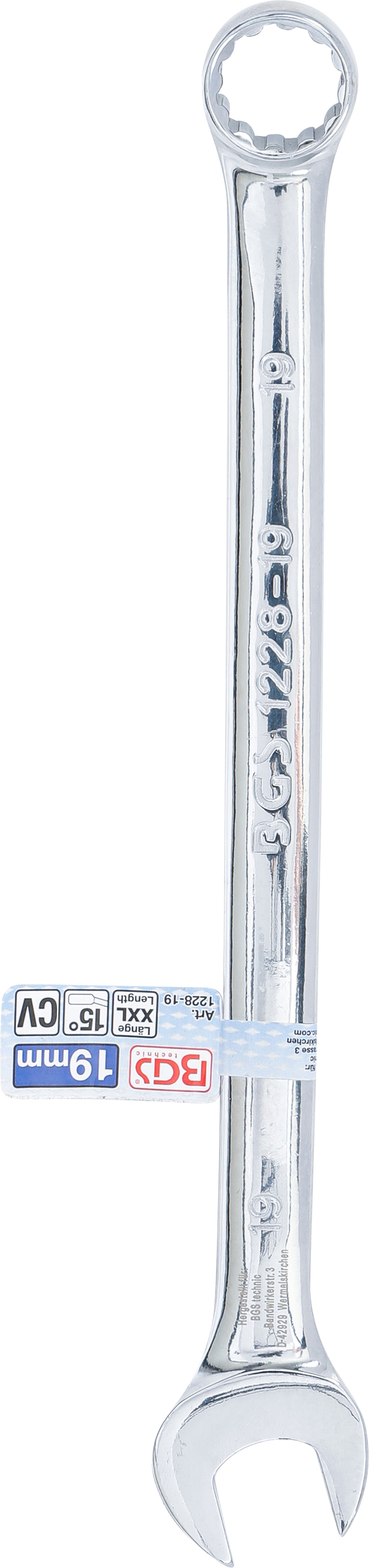 BGS Maul-Ringschlüssel | extra lang | SW 19 mm