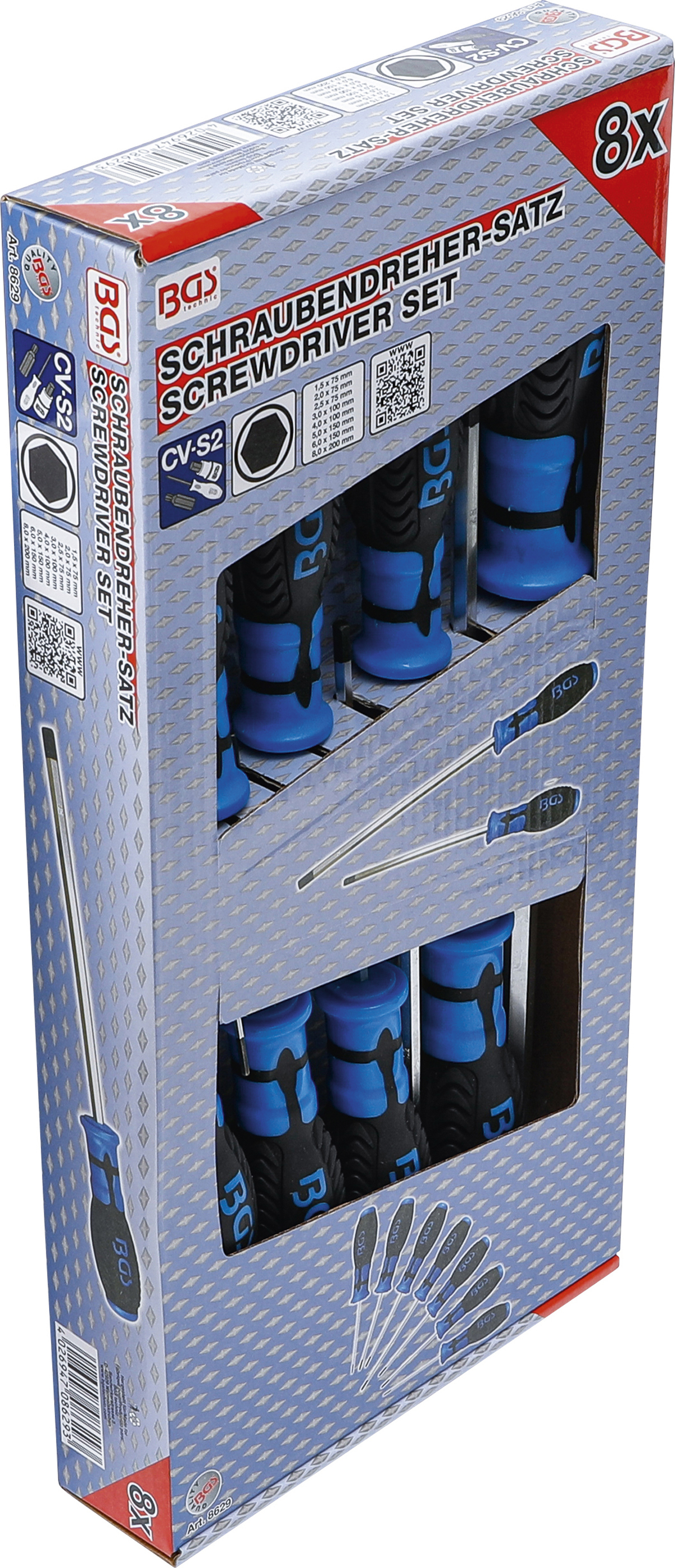 BGS Schraubendreher-Satz | Innensechskant | 8-tlg.