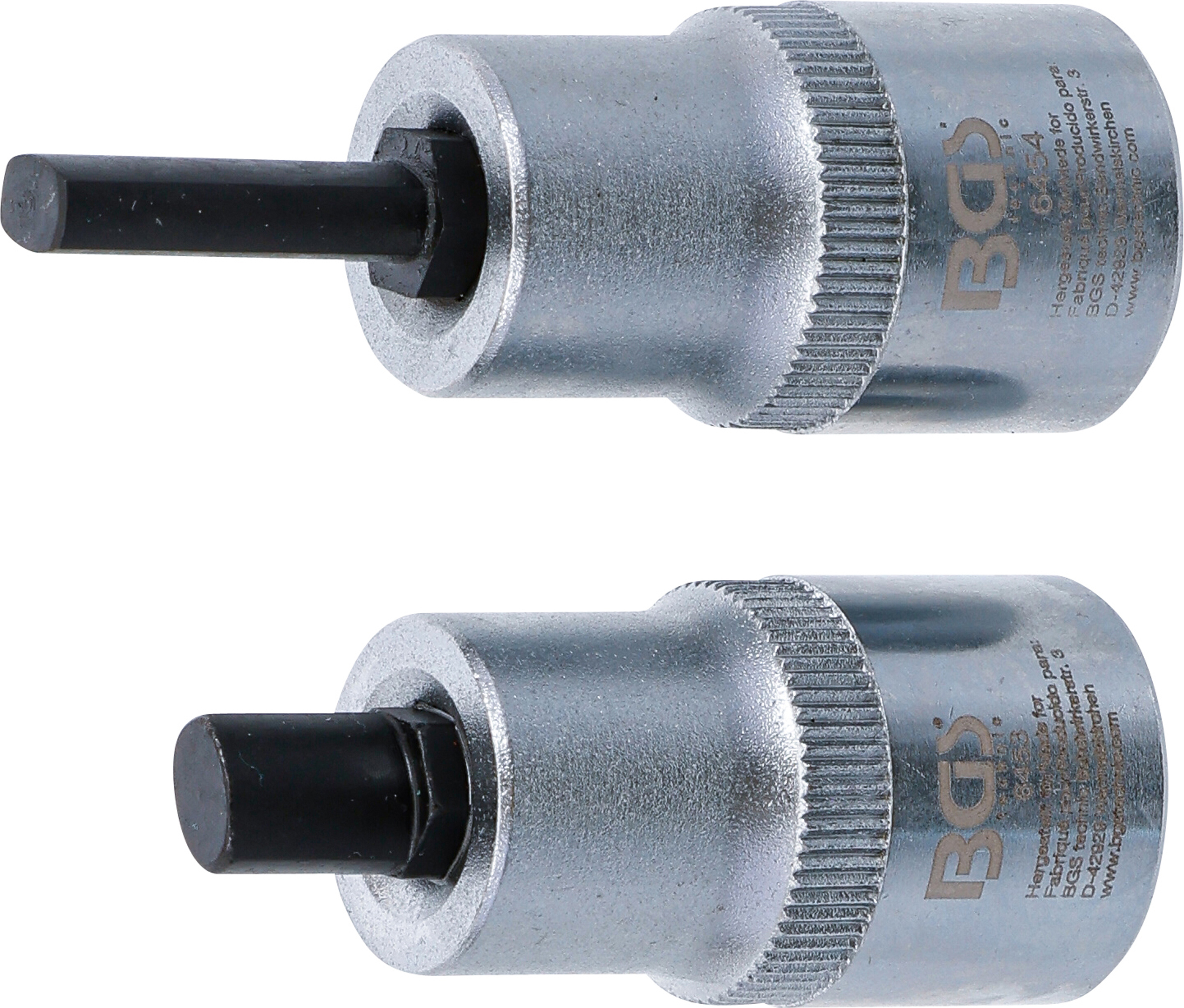 BGS Spreiz-Einsatz-Satz für Federbeinklemmung | Antrieb Innenvierkant 12,5 mm (1/2") | 5 x 7 mm + 5,5 x 8,2 mm | 2-tlg.