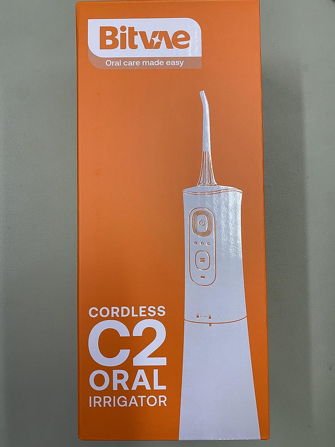 Munddusche Kabellos 3 Reinigungsmodi 6 Jet-Tipps - Bitvae Munddusche Wasserdicht Einsatz in Dusche, Eine Ladung 40 Tage Nutzung Zahnzwischenraumreinig