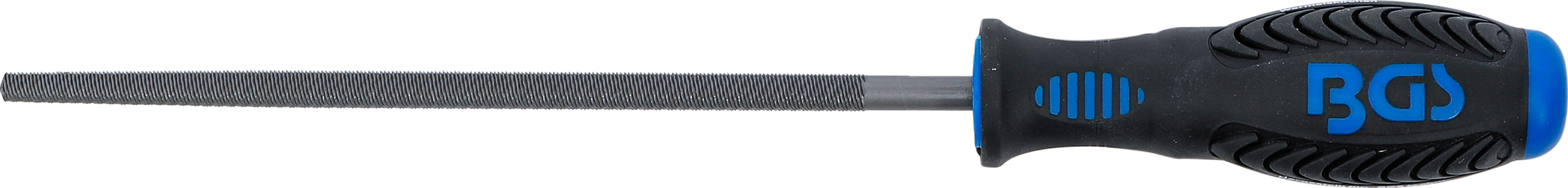 BGS Werkstattfeile | rund | Hieb 2 | 200 mm