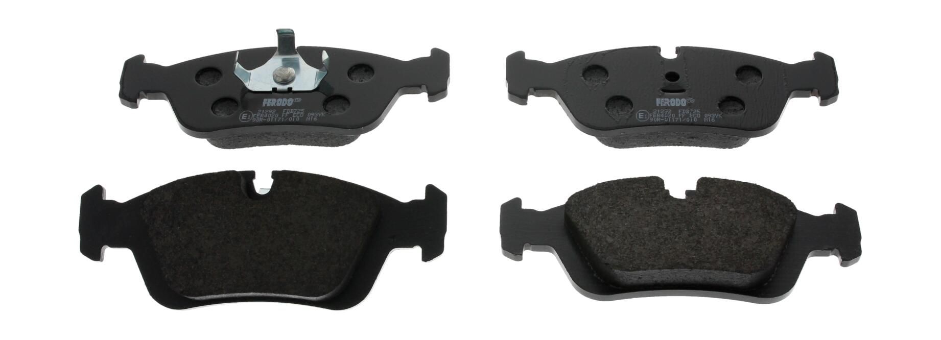 Bremsbelagsatz, Scheibenbremse