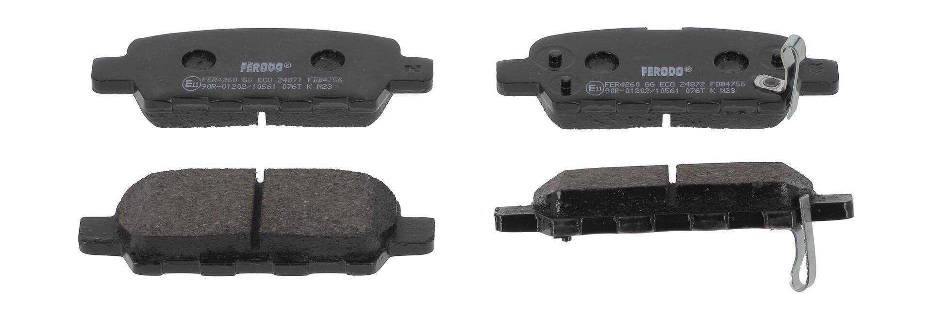 Bremsbelagsatz, Scheibenbremse