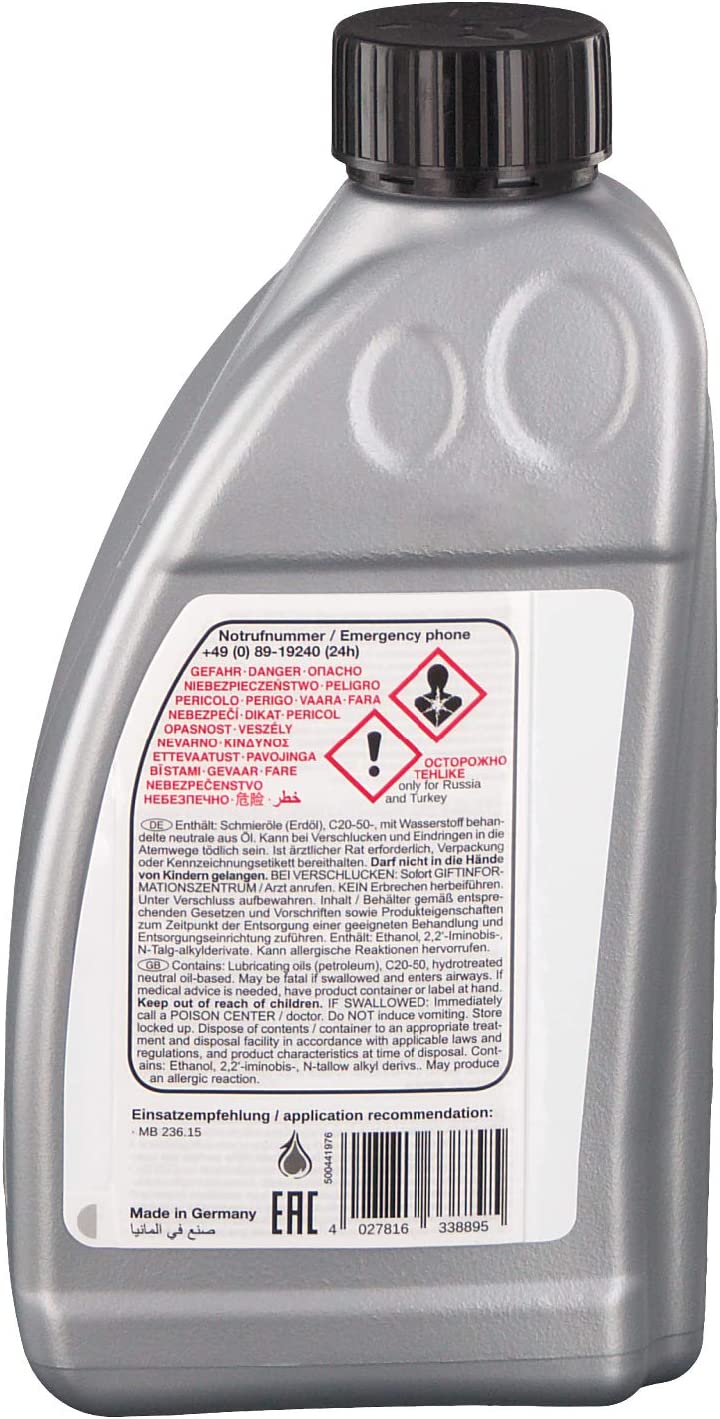 Febi Bilstein 33889 ATF MB 236.15 Getriebeöl 1 Liter
