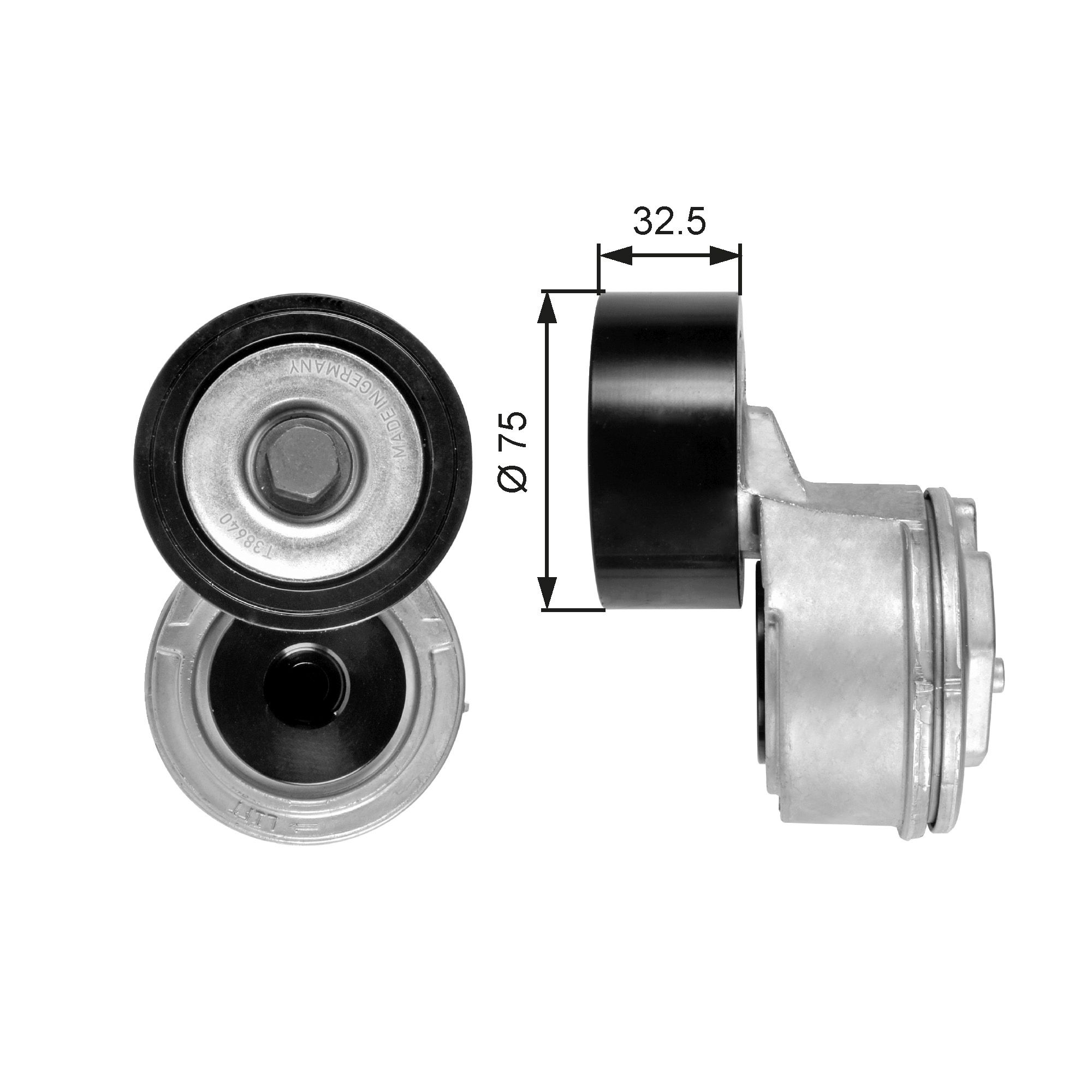 Riemenspanner, Keilrippenriemen