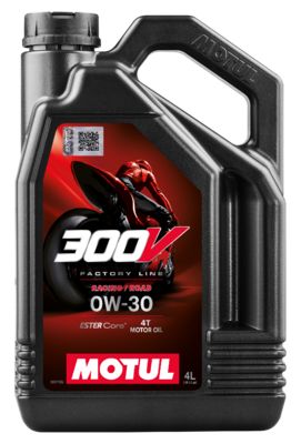 Öl für 4T Motoren MOTUL 300V Racing/Road 0W30 4l >JASO MA2 synthetisch Ester